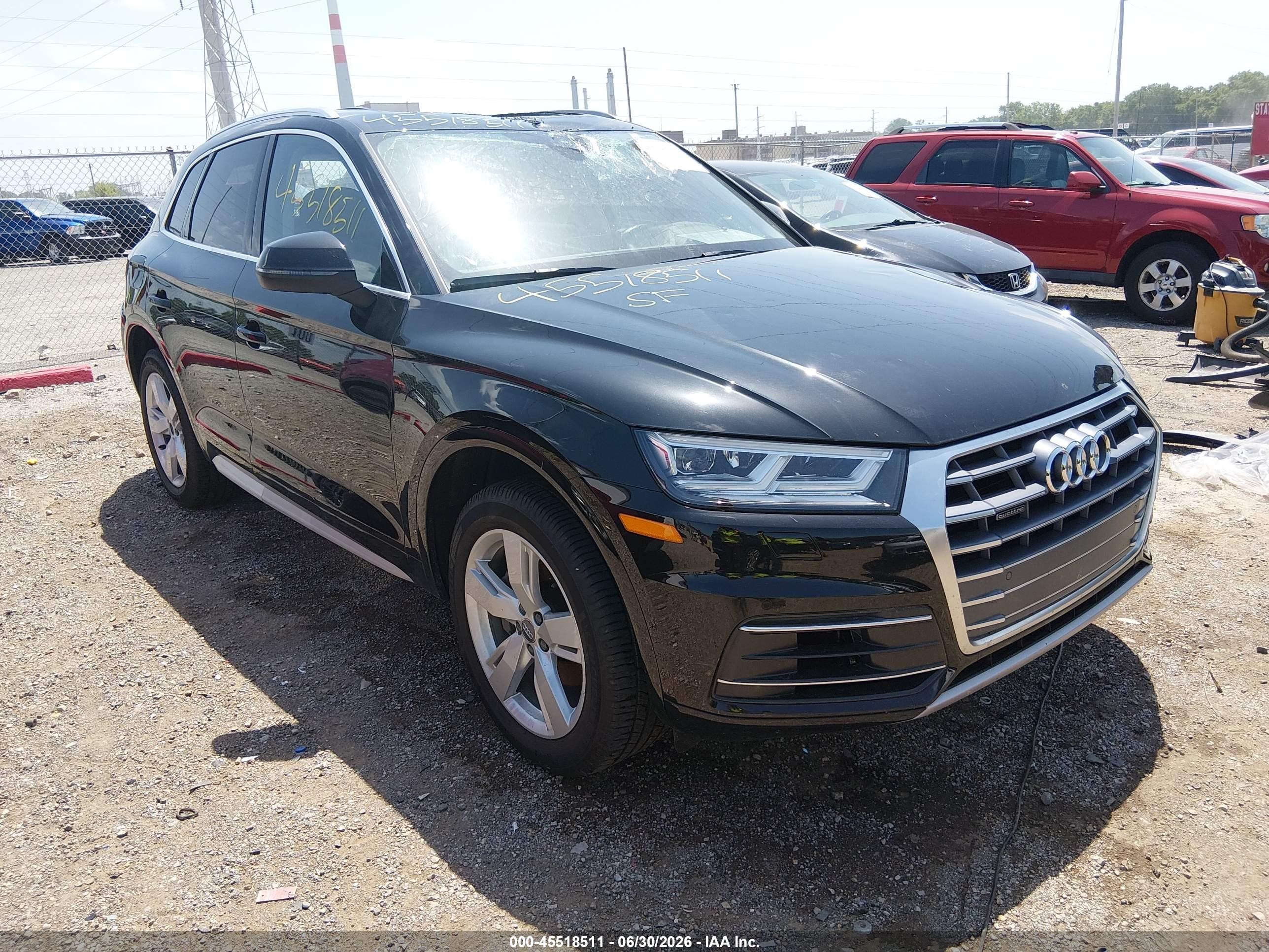 2018 Audi Q5 Premium Plus, VIN WA1BNAFY2J2045602 — Storm
