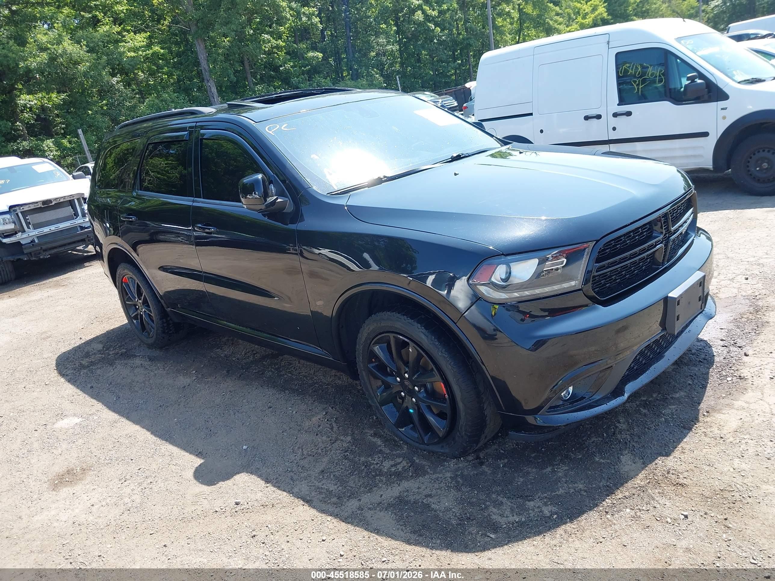 2017 Dodge Durango GT, VIN 1C4RDJDG9HC834108 — Roof