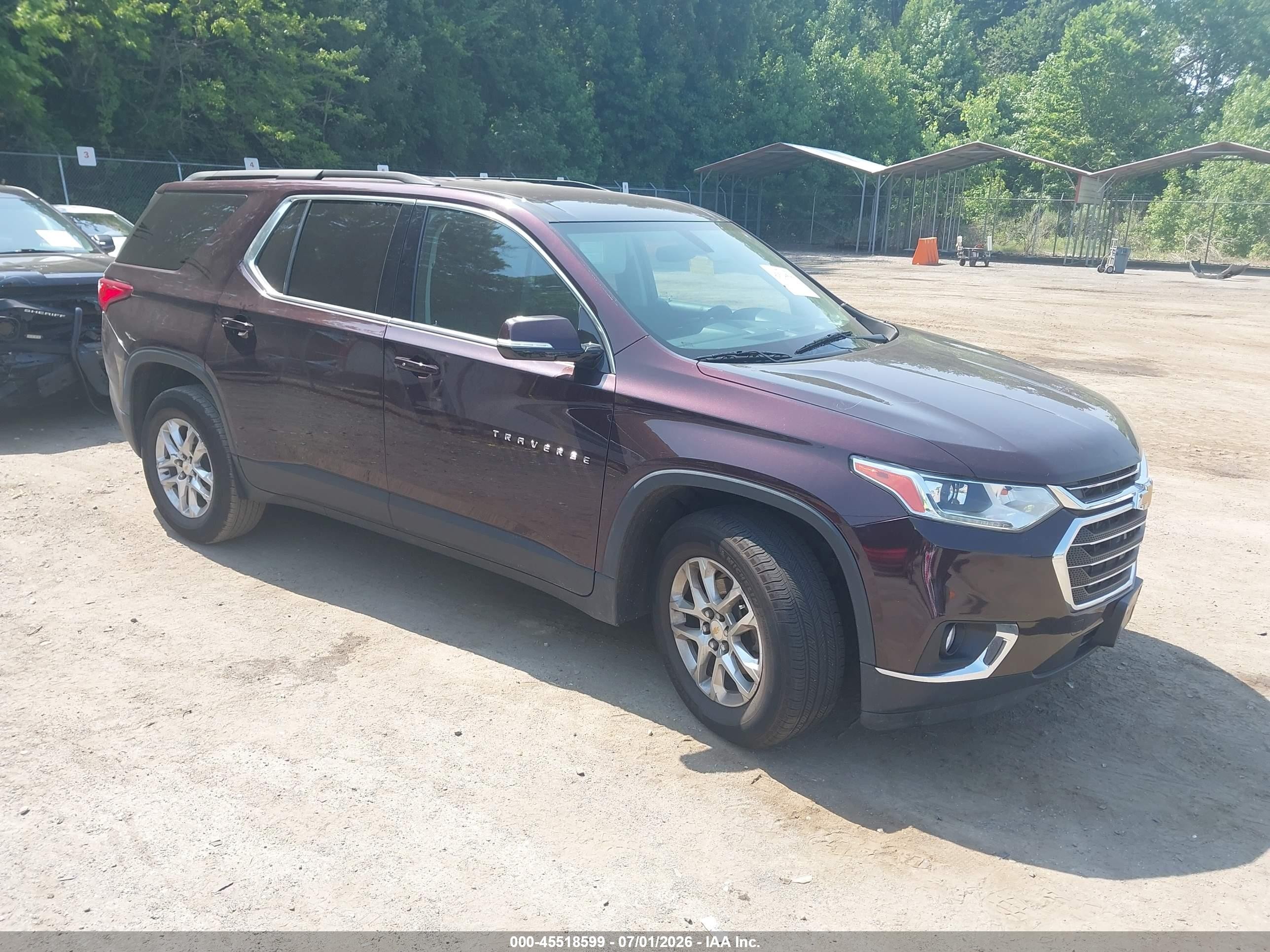 2019 Chevrolet Traverse LT Cloth, VIN 1GNERGKW7KJ210900 — Theft recovery