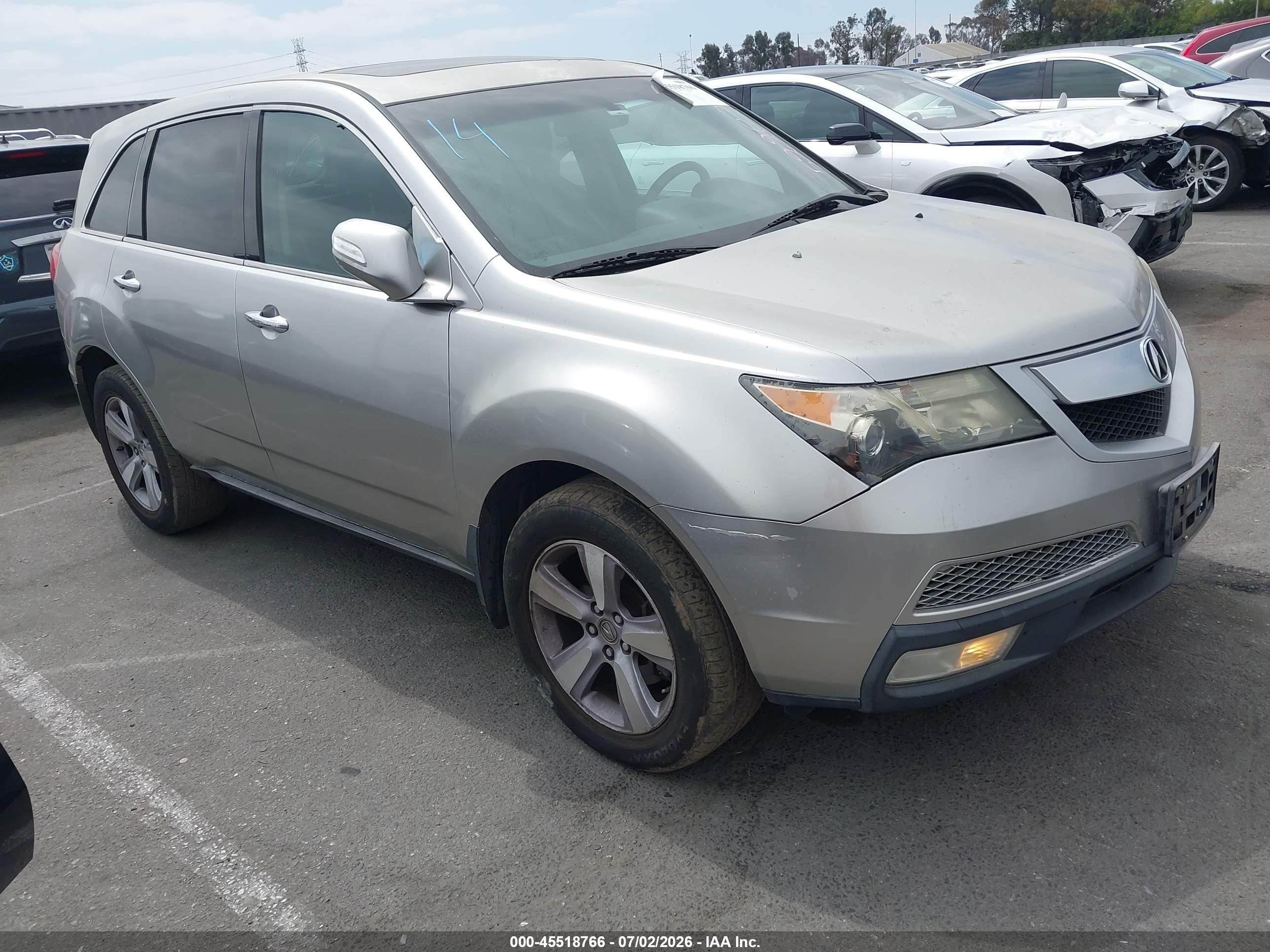 2013 Acura MDX Technology, VIN 2HNYD2H34DH522031 — Mechanical
