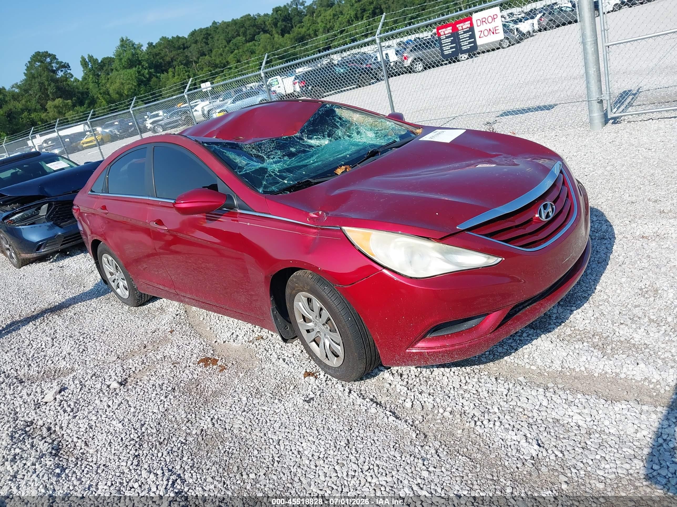2012 Hyundai Sonata GLS, VIN 5NPEB4AC6CH446211 — Стихия