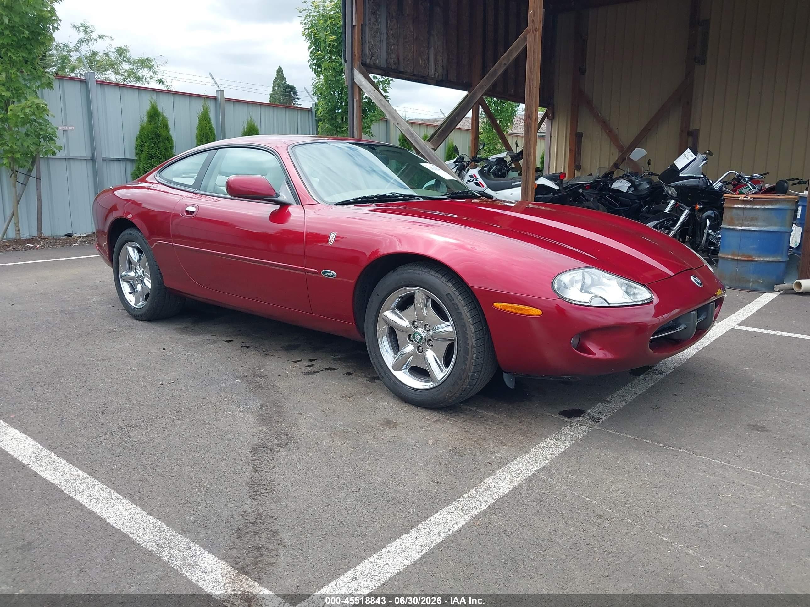 1998 Jaguar XK, VIN SAJGX5240WC020779 — Rear end