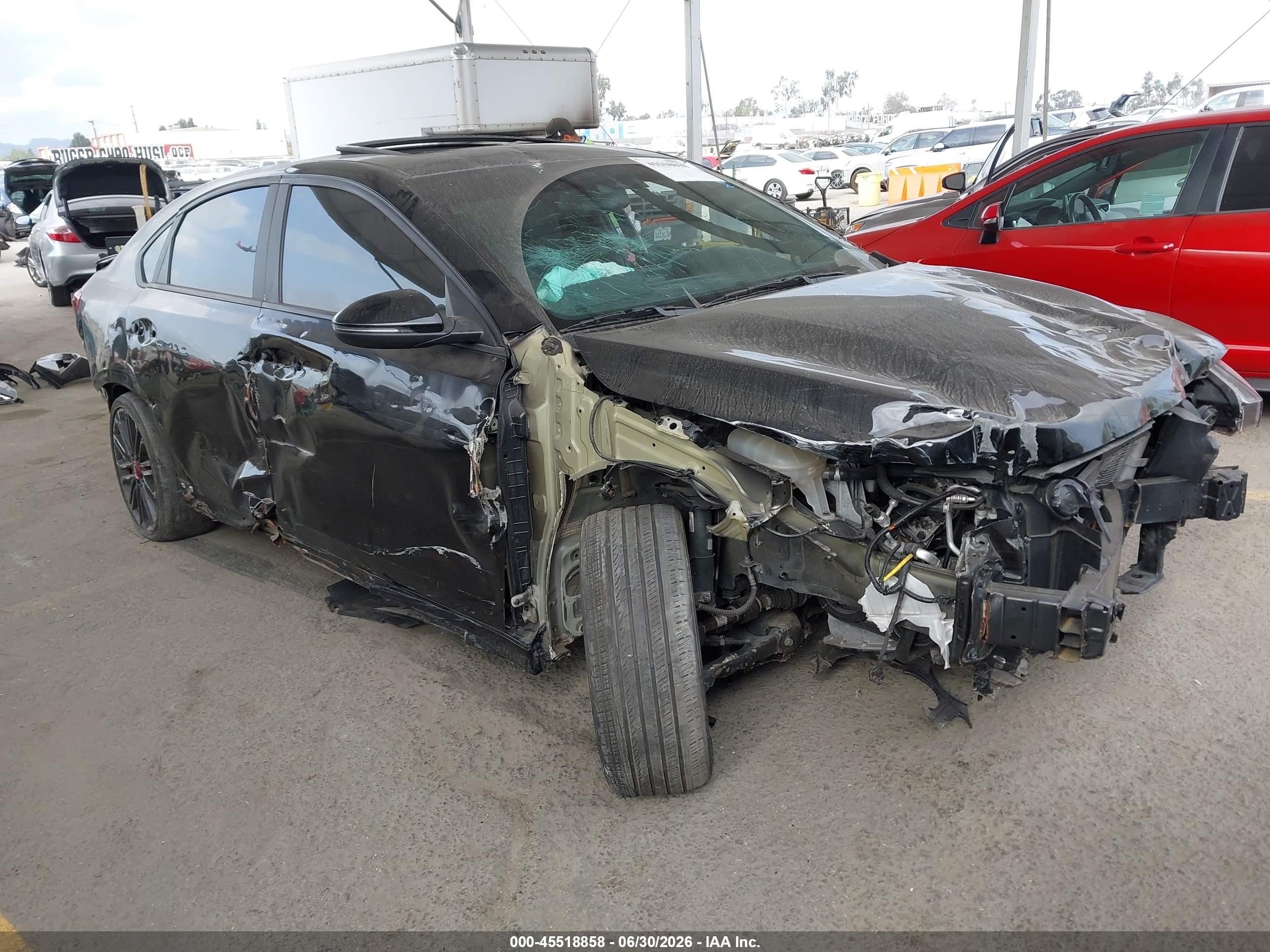 2023 Kia Forte GT, VIN 3KPF44AC6PE640567 — Опрокидывание