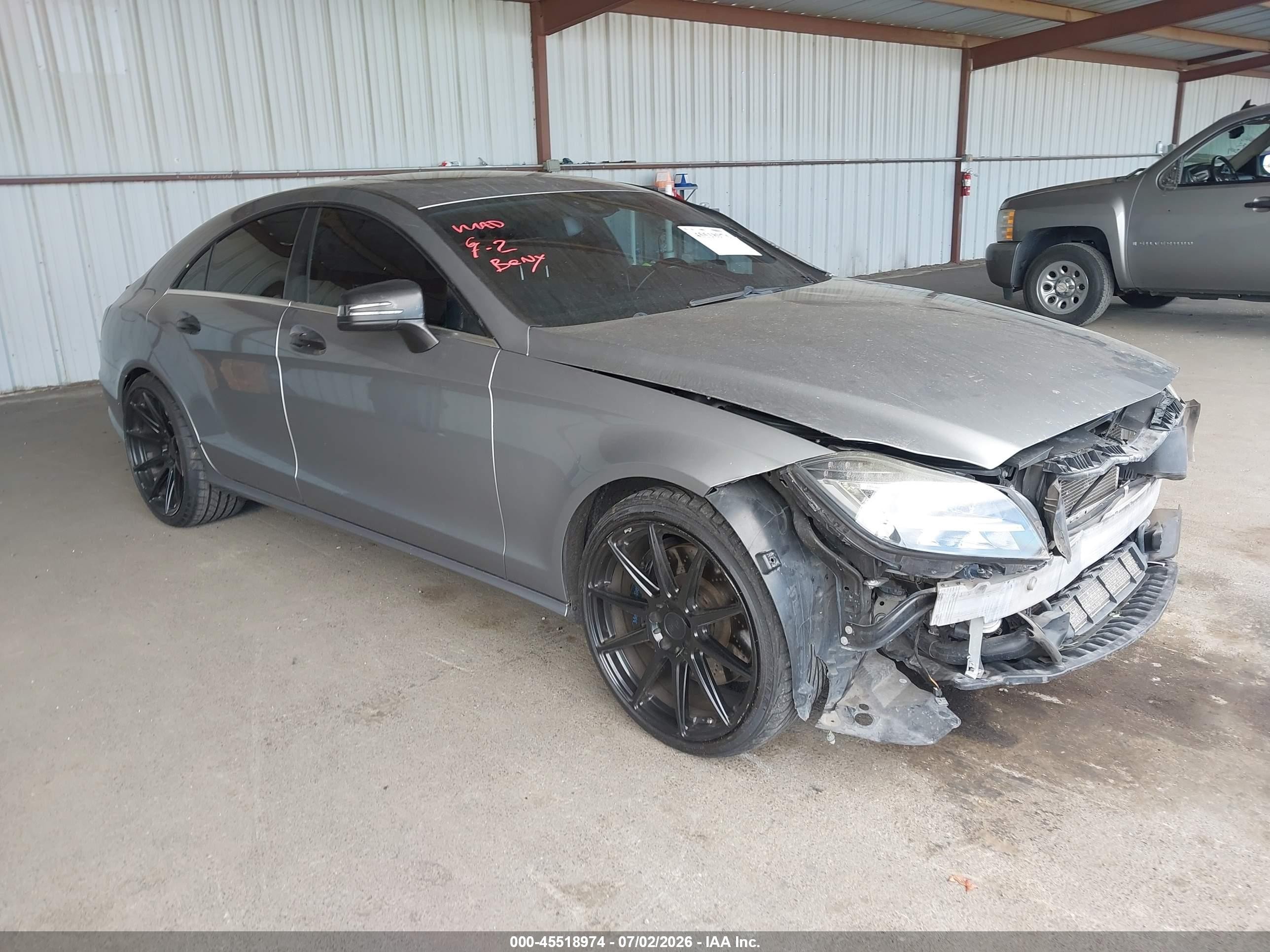 2014 Mercedes-Benz CLS 550, VIN WDDLJ7DB0EA094418 — Front end