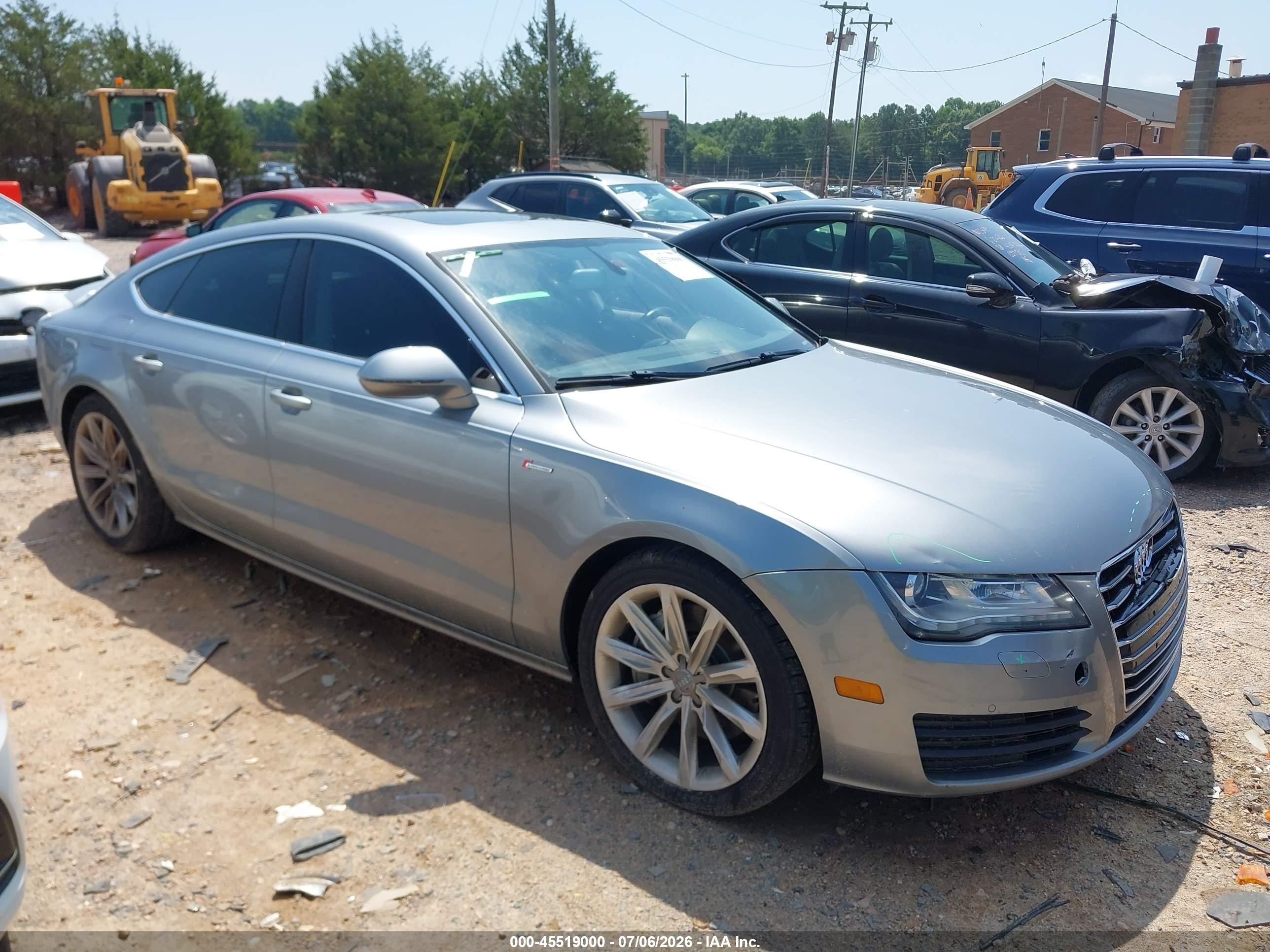2012 Audi A7 Prestige, VIN WAUSGAFC0CN001536 — Front end