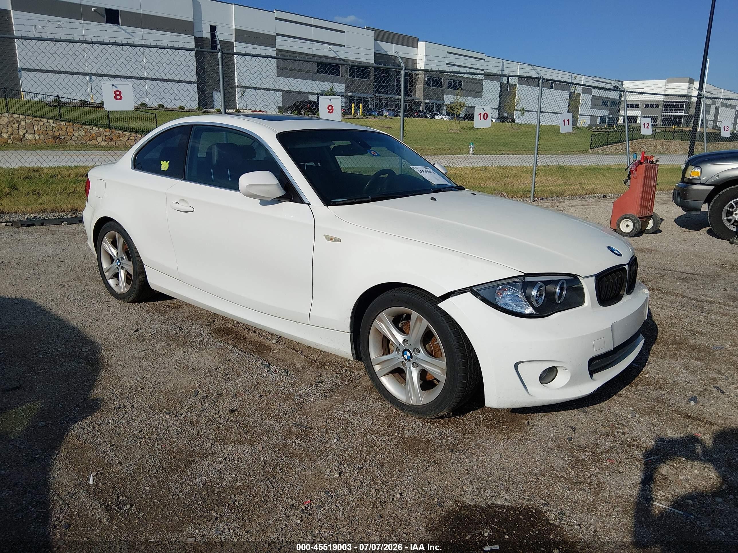 2012 BMW 1 Series 128i, VIN WBAUP9C57CVL91144 — Обычный износ
