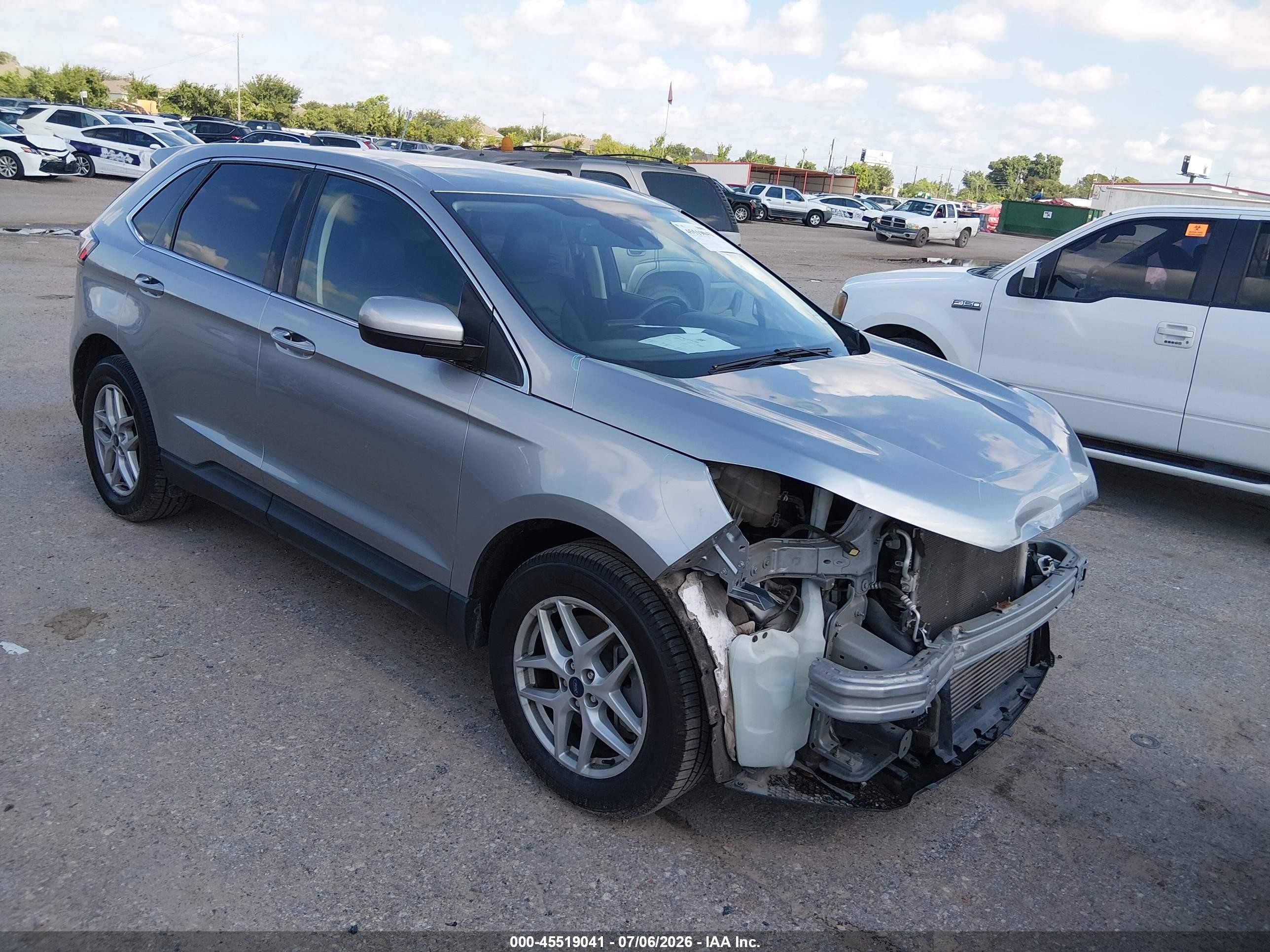 2021 Ford Edge SEL, VIN 2FMPK3J95MBA21322 — Front end