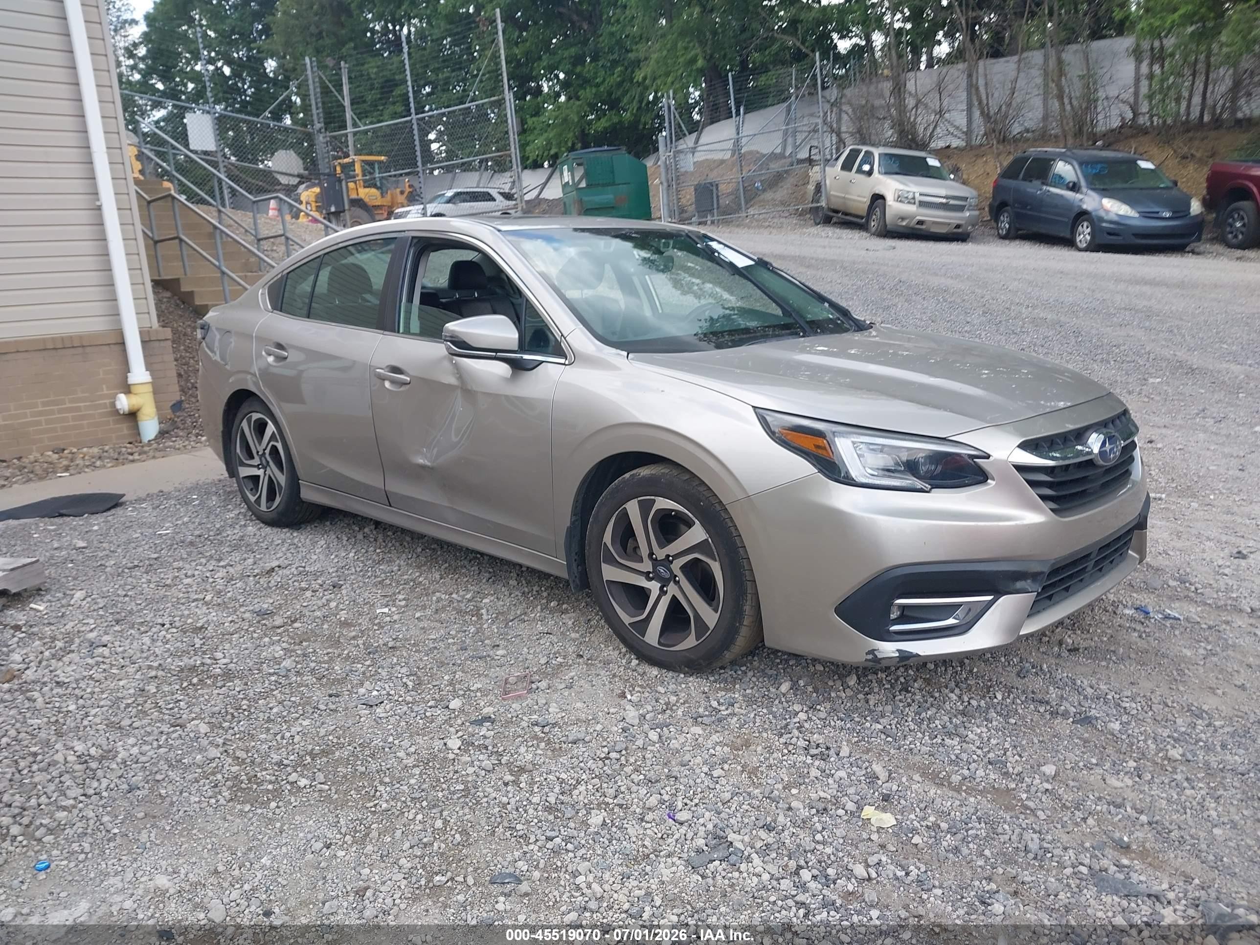 2020 Subaru Legacy Limited, VIN 4S3BWAN62L3013488 — Side