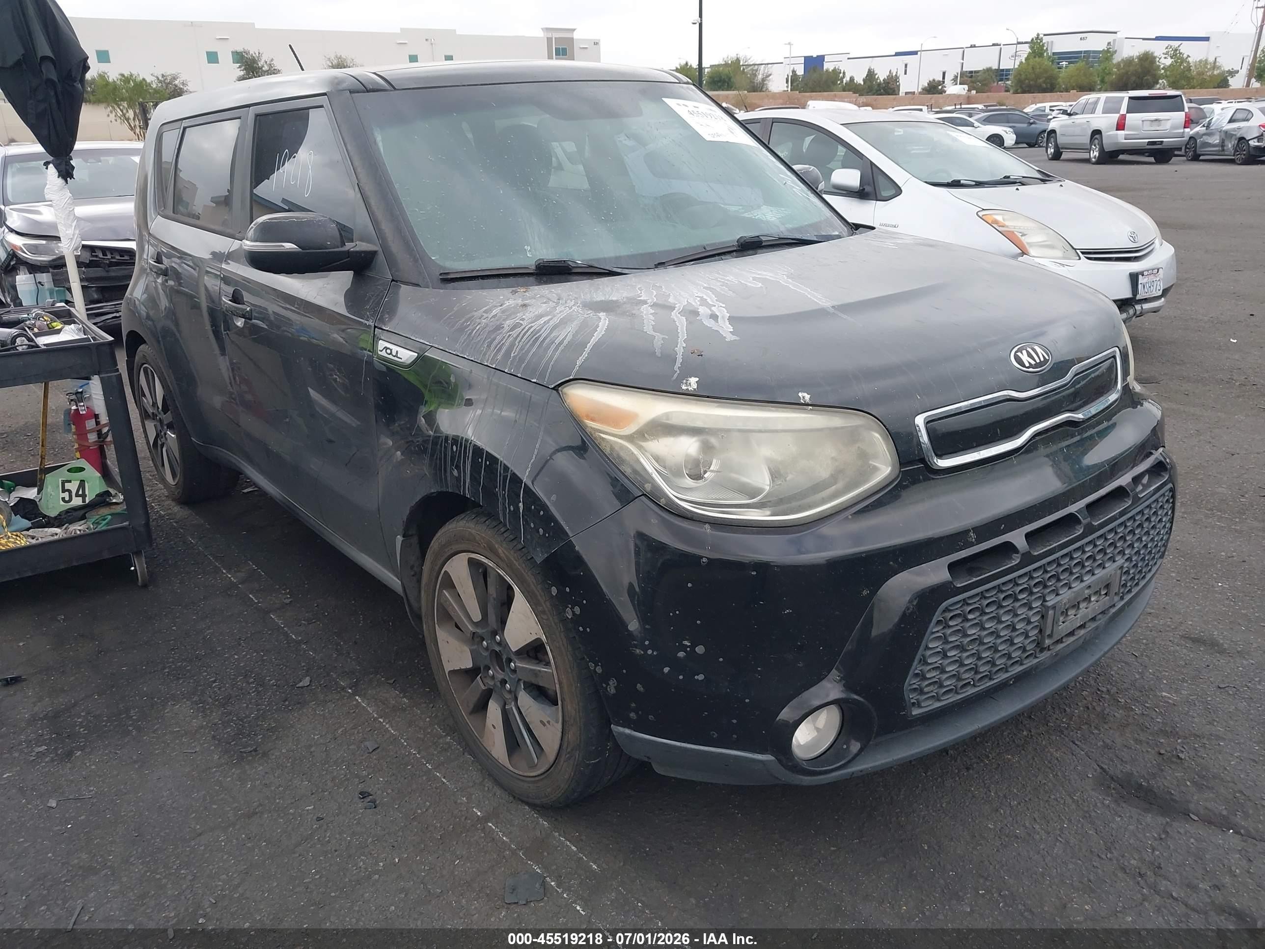 2014 Kia Soul +, VIN KNDJX3A59E7050762 — Front end
