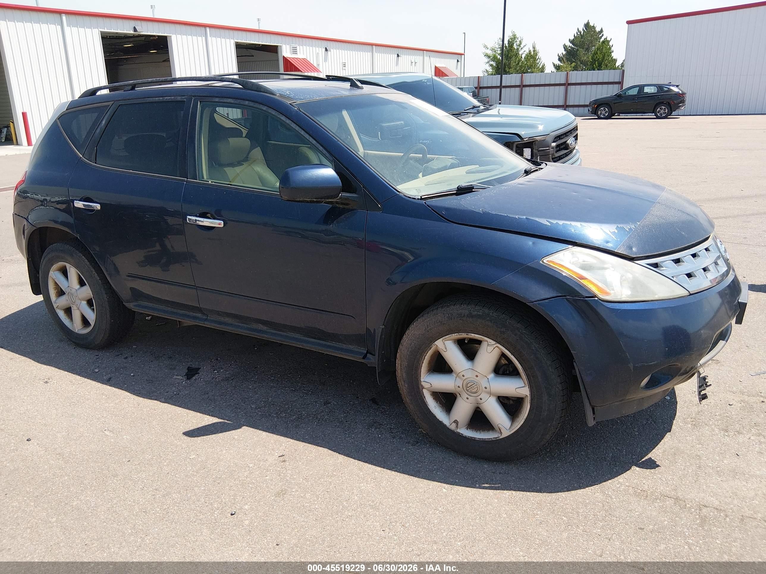 2005 Nissan Murano SL, VIN JN8AZ08W65W413973 — Normal wear