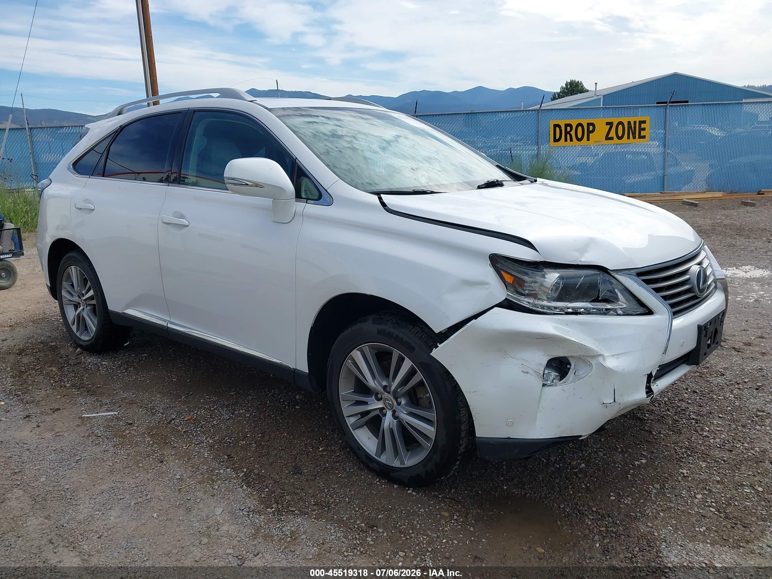 2015 Lexus RX 350, VIN 2T2BK1BA7FC307836 — Front end