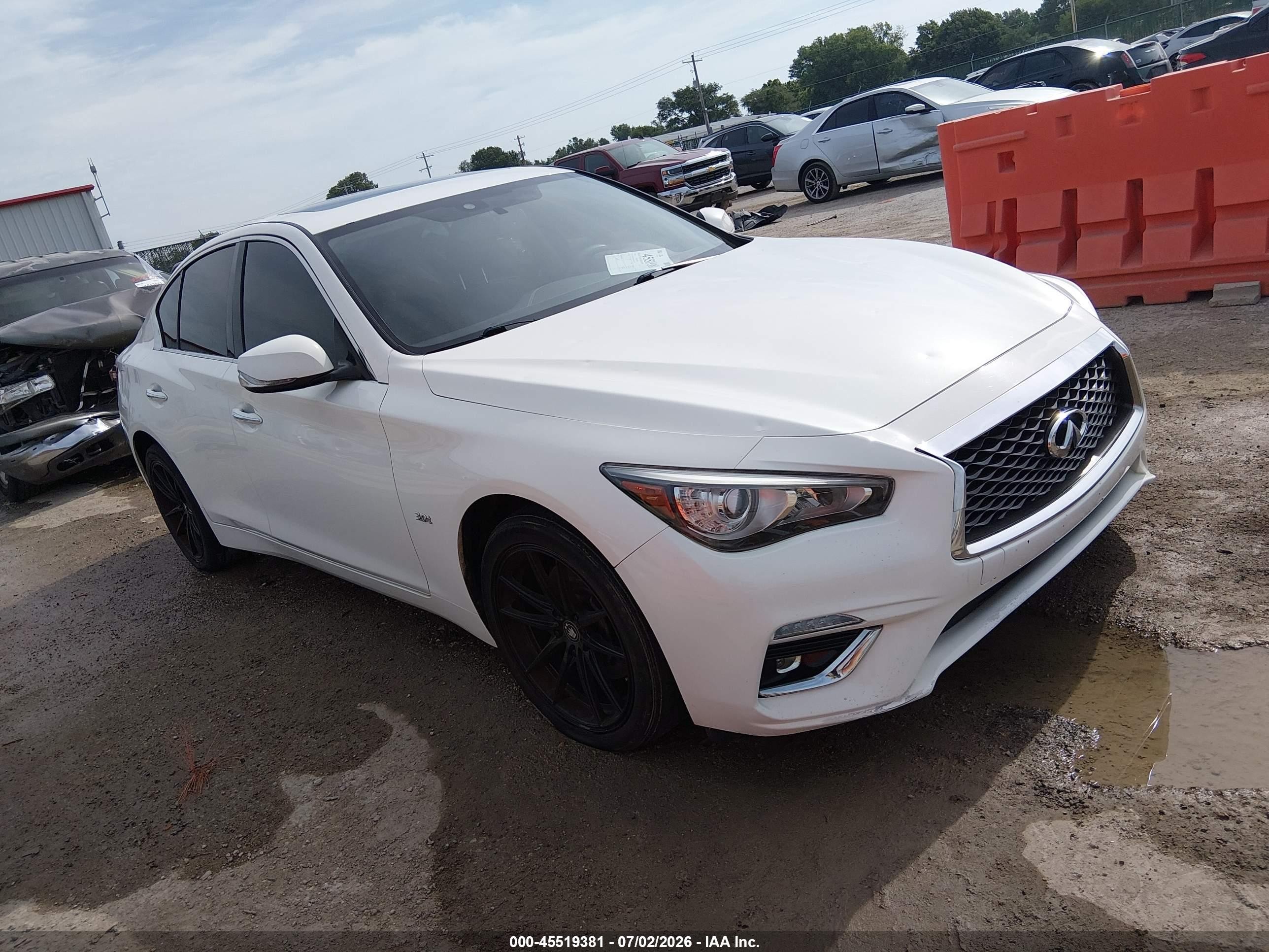 2020 Infiniti Q50 Luxe, VIN JN1EV7ARXLM256059 — Hail