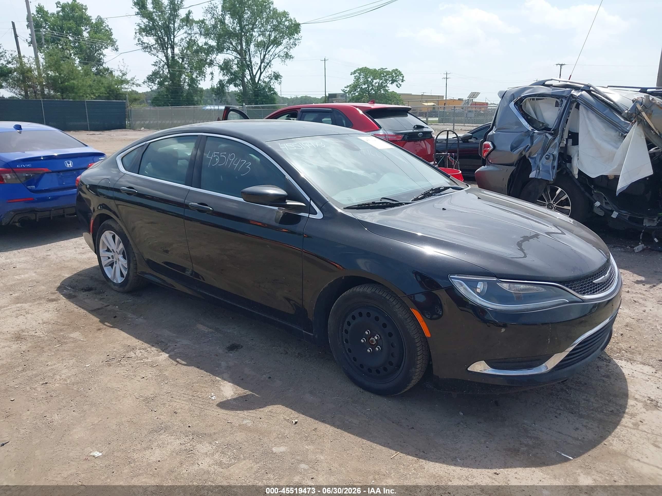 2015 Chrysler 200 Limited, VIN 1C3CCCAB5FN738009 — Theft recovery