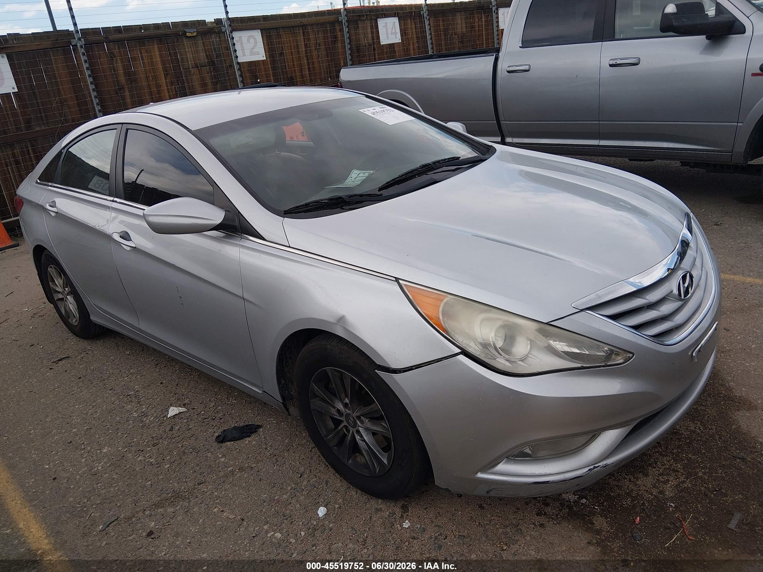 2013 Hyundai Sonata GLS, VIN 5NPEB4AC5DH653495 — Biohazard / chemical