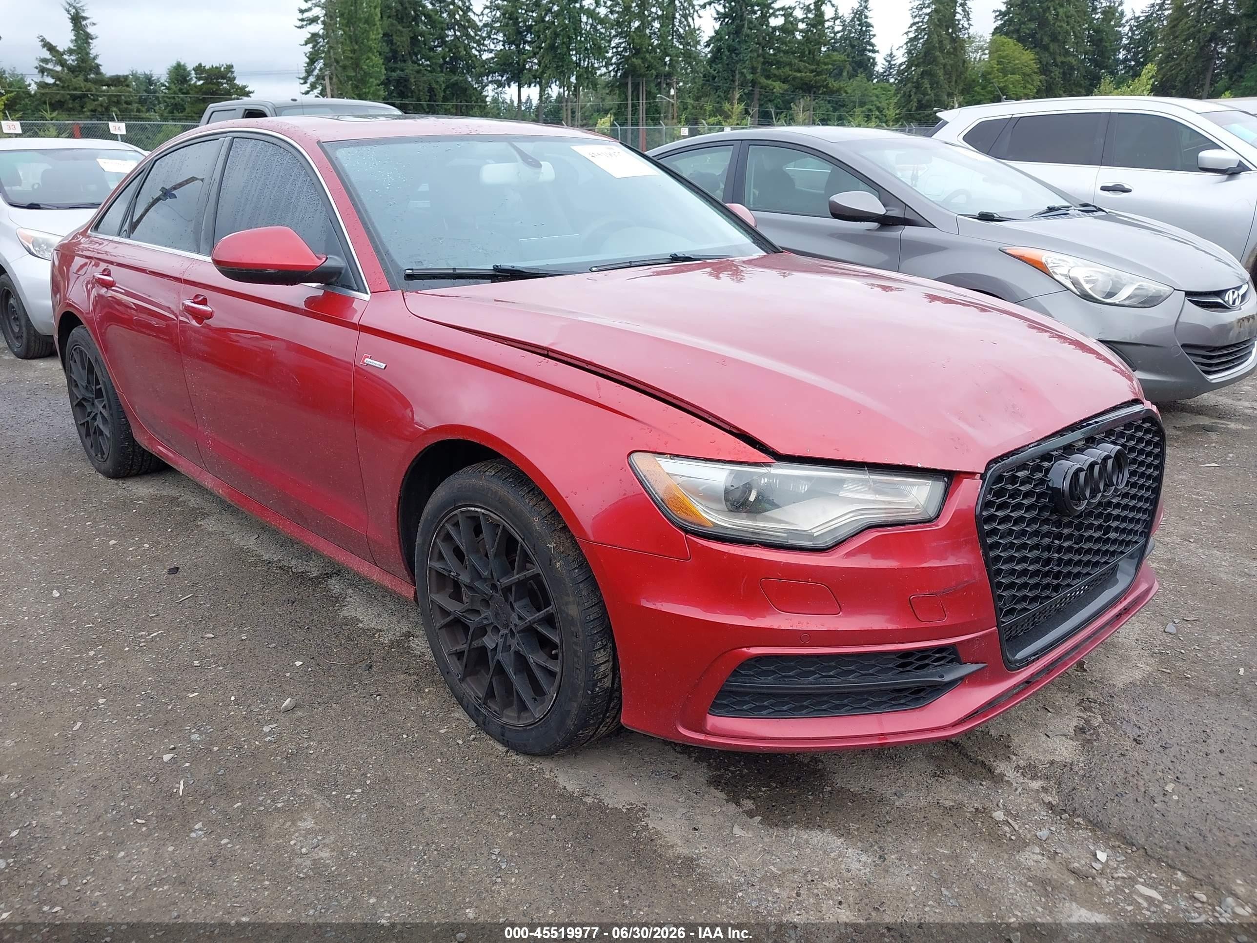 2014 Audi A6 Prestige, VIN WAUHGAFC2EN030517 — Normal wear