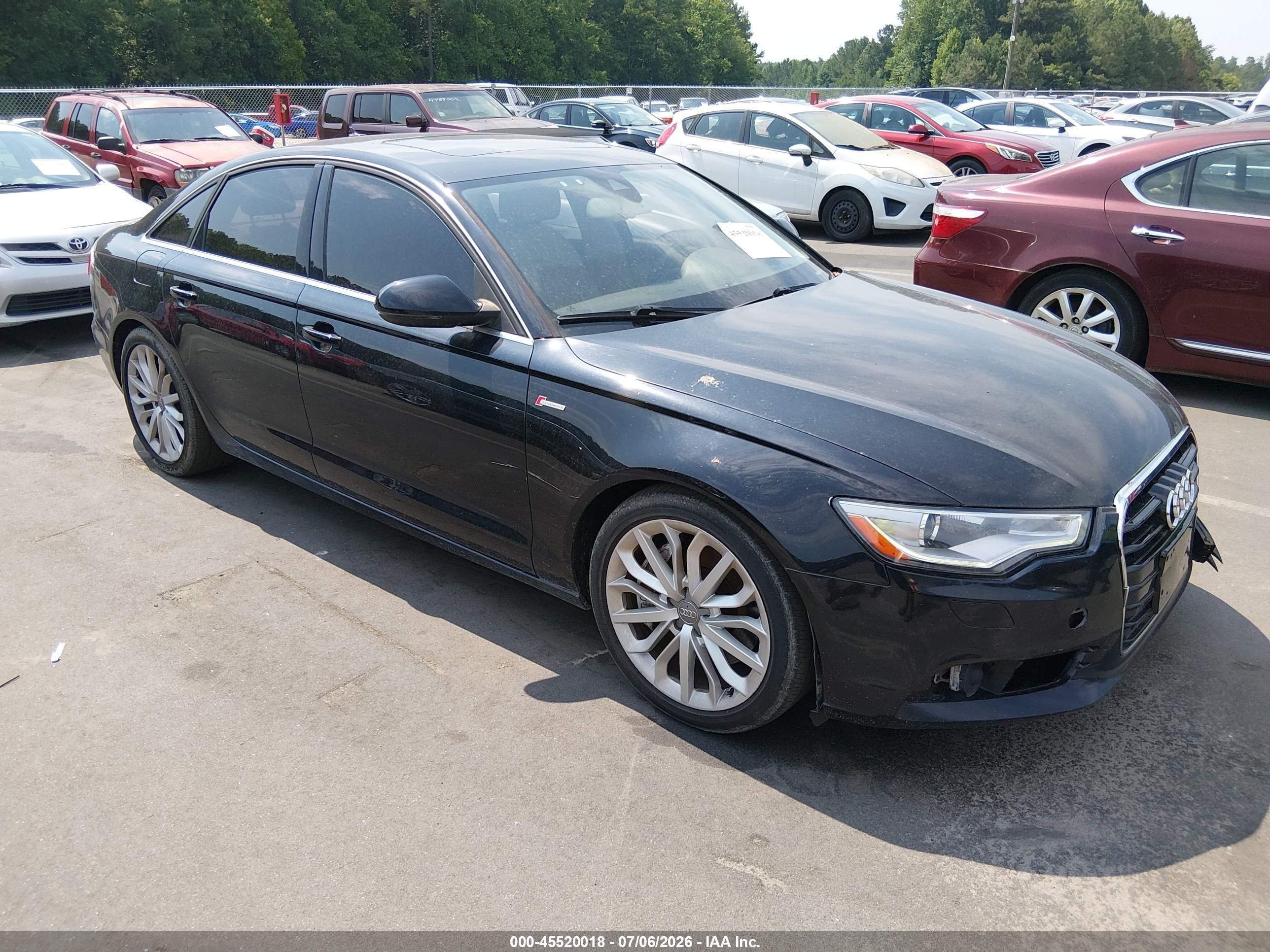 2012 Audi A6 Premium Plus, VIN WAUGGAFC8CN075776 — Normal wear