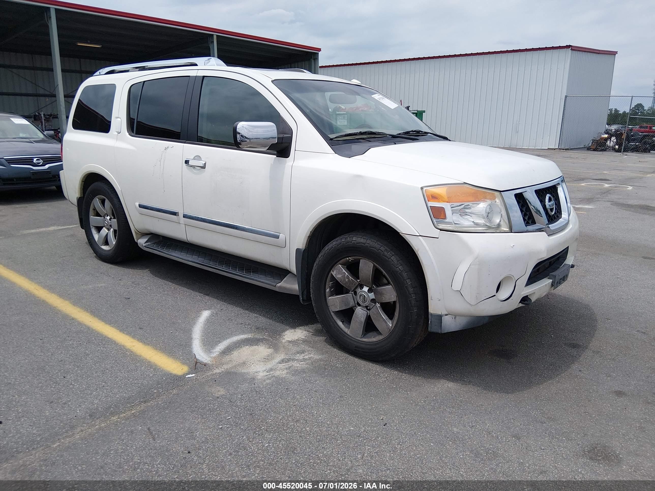 2011 Nissan Armada Platinum, VIN 5N1AA0NC1BN604002 — Перед