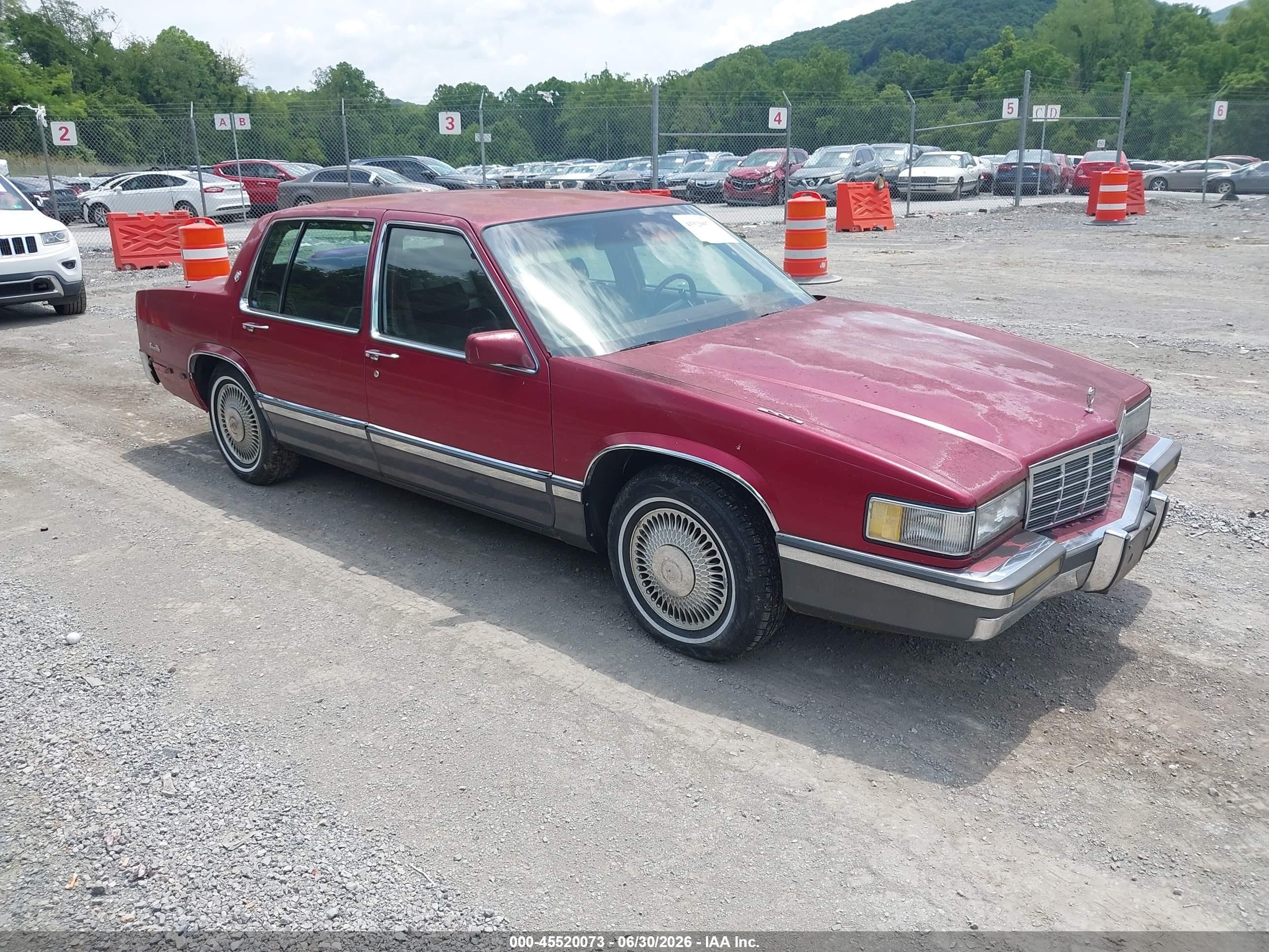 1991 Cadillac DeVille, VIN 1G6CD53B7M4341098 — Обычный износ