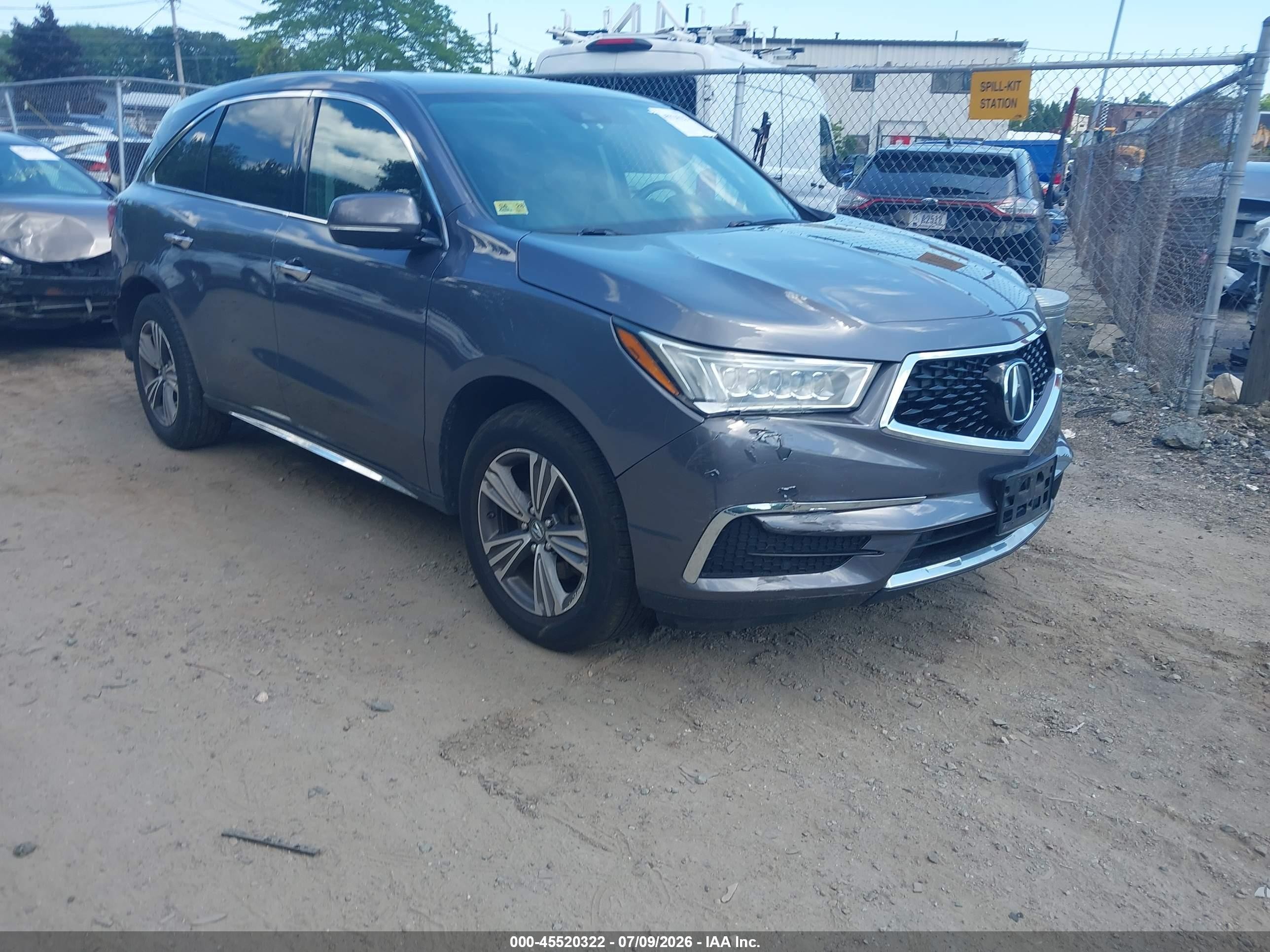 2019 Acura MDX, VIN 5J8YD4H35KL022415 — Undercarriage