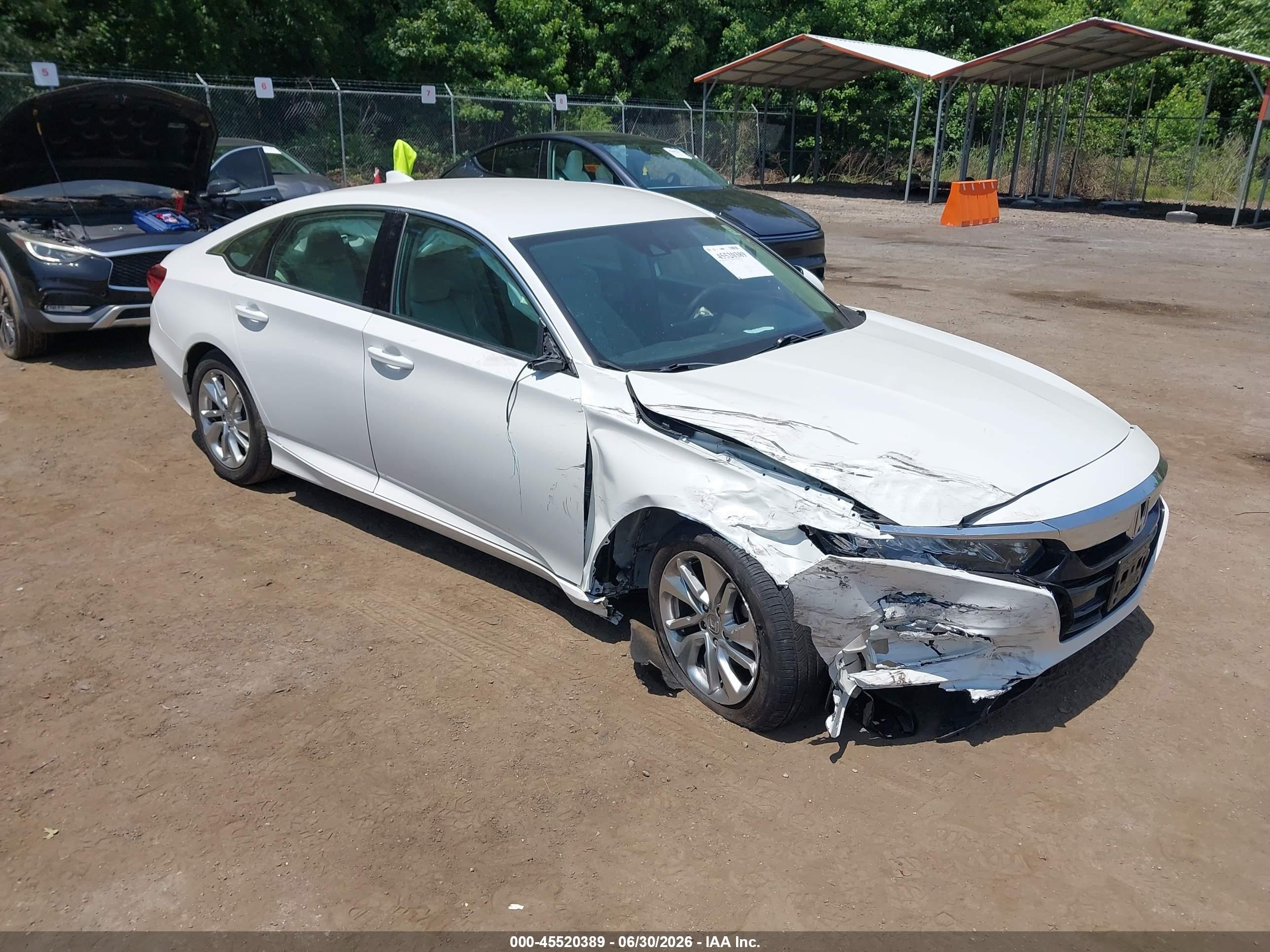 2019 Honda Accord LX, VIN 1HGCV1F19KA085651 — Front end