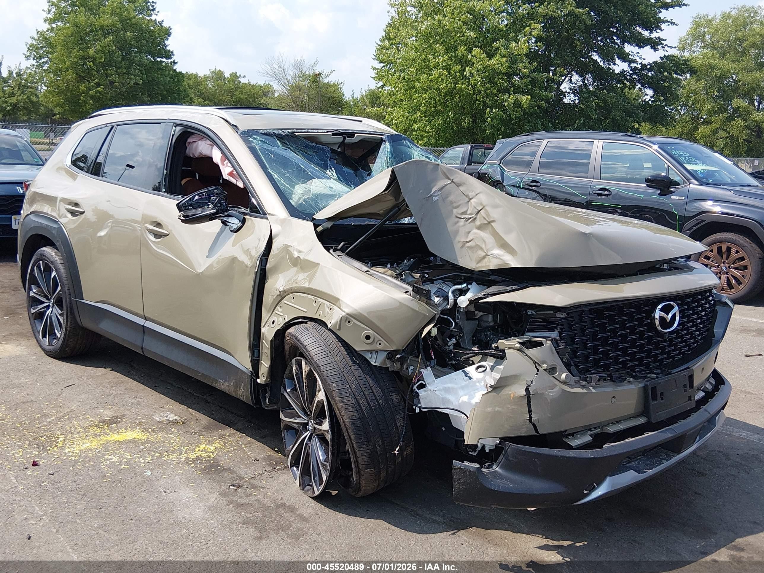 2025 Mazda CX-50 Premium Plus, VIN 7MMVABEY1SN349820 — Rollover