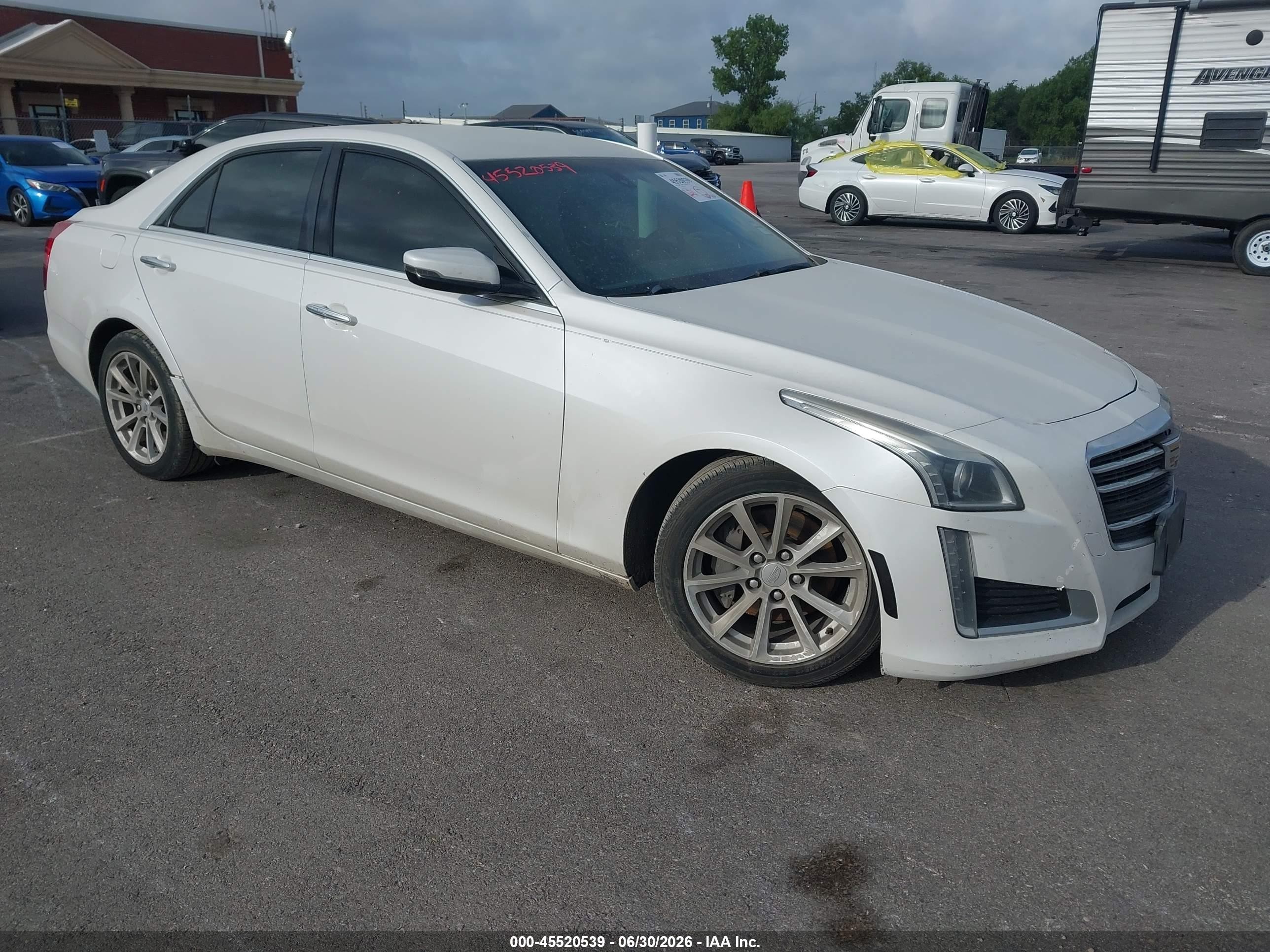 2017 Cadillac CTS RWD, VIN 1G6AP5SX0H0210961 — Repossession