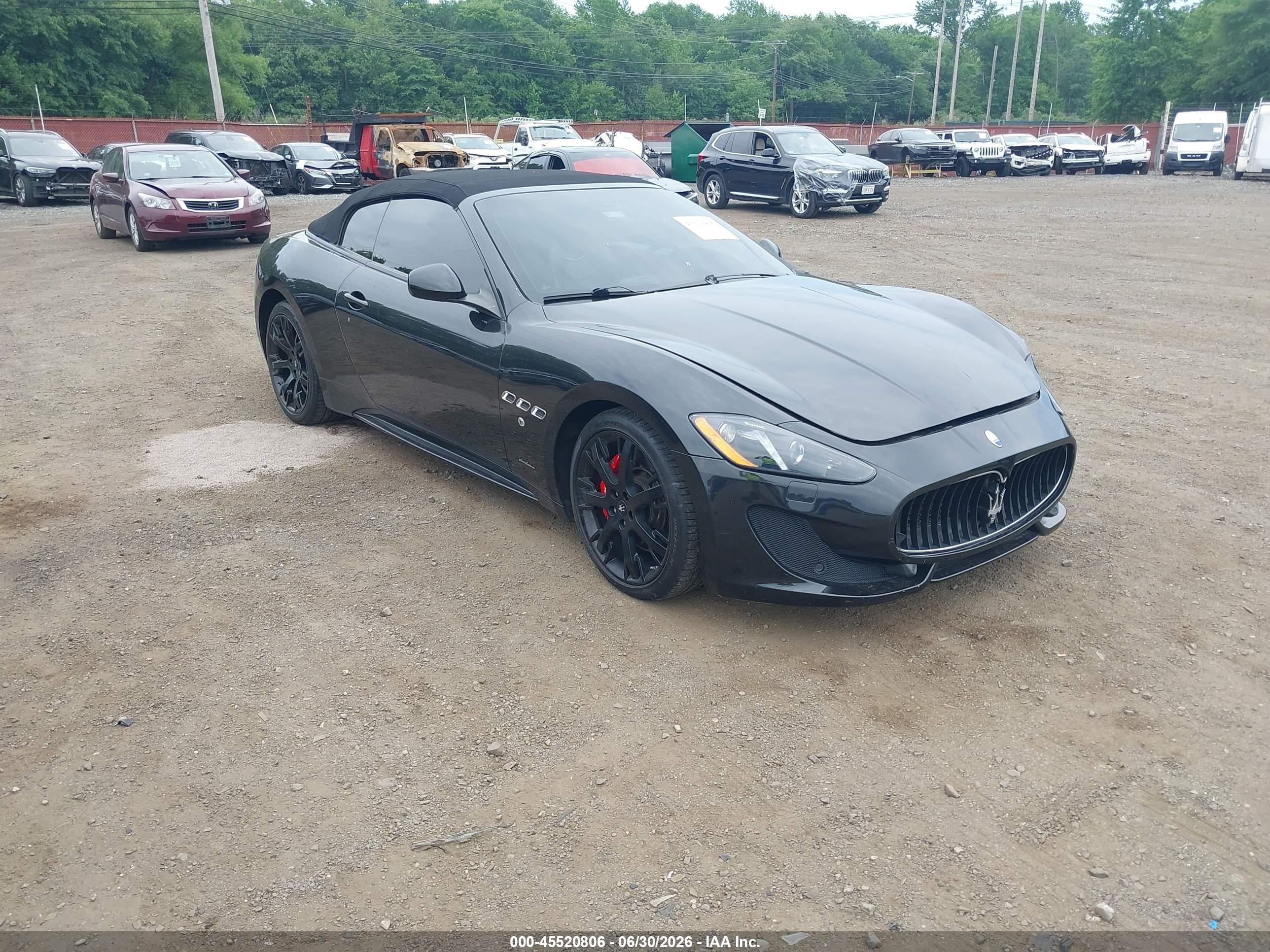 2014 Maserati GranTurismo Sport, VIN ZAM45VMA3E0093408 — Side
