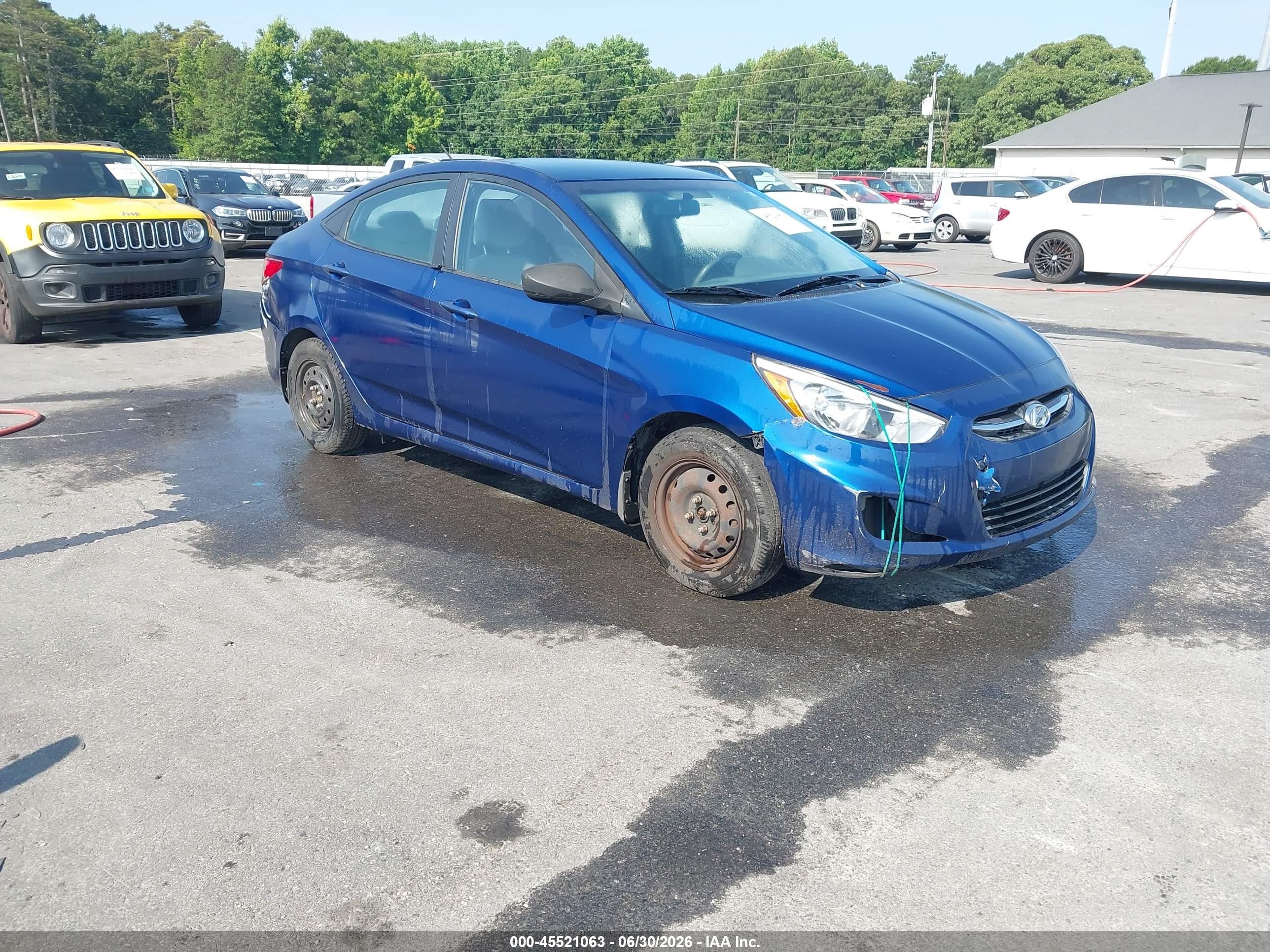 2015 Hyundai Accent GLS, VIN KMHCT4AE6FU921772 — Обычный износ
