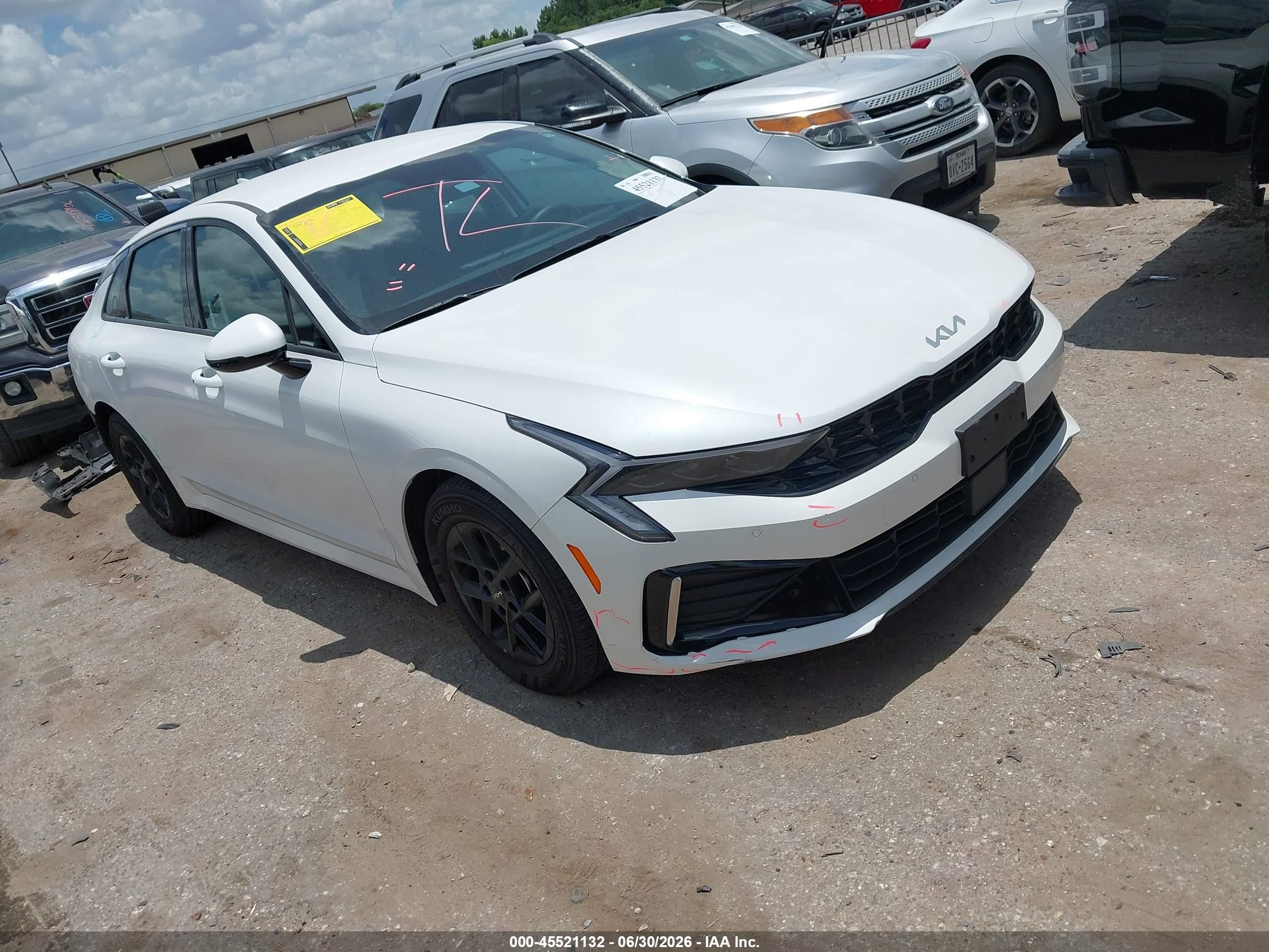 2025 Kia K5 LXS, VIN KNAG24J78S5297629 — Rear end
