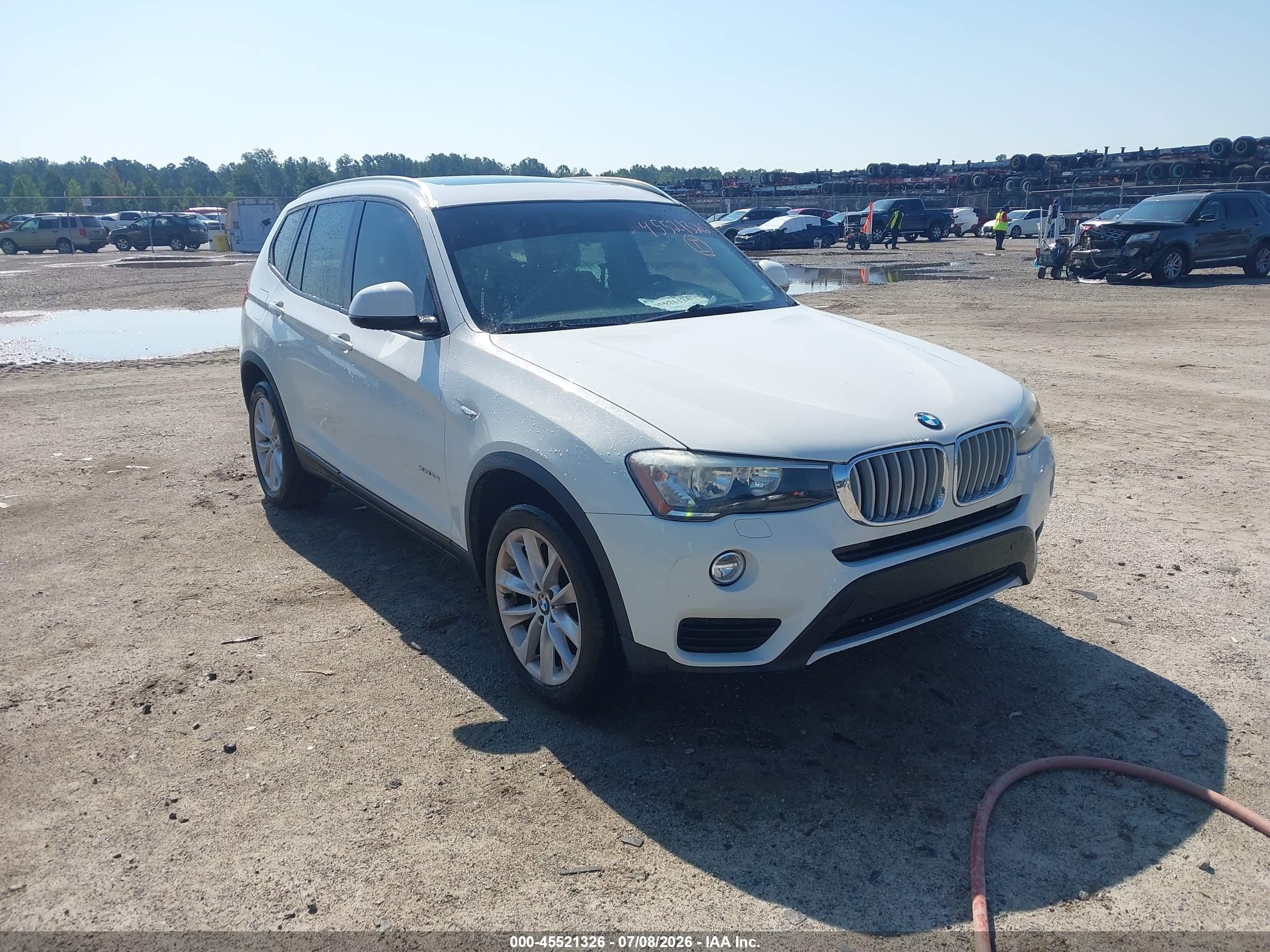 2016 BMW X3 xDrive28i, VIN 5UXWX9C57G0D84470 — Обычный износ