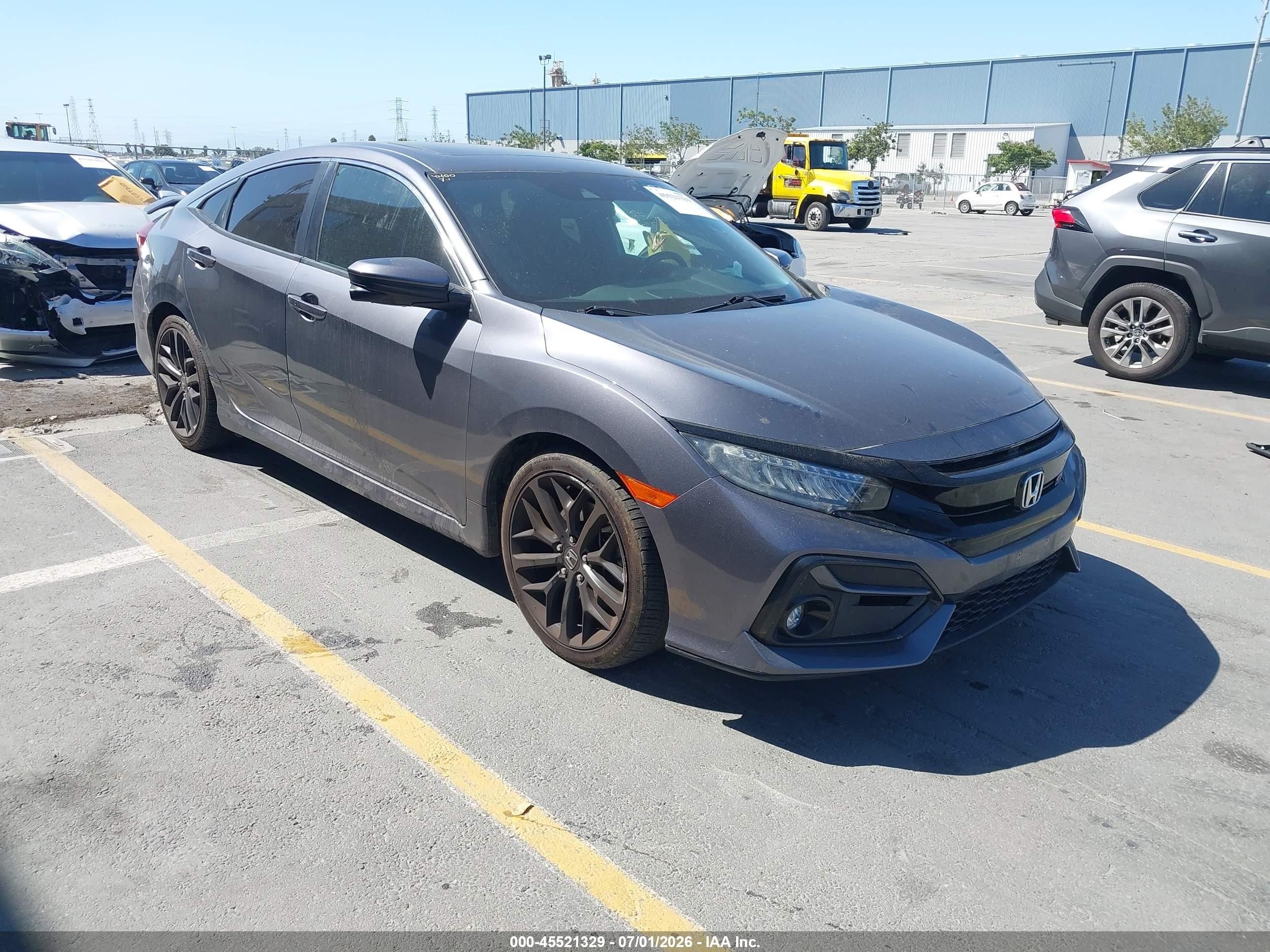 2020 Honda Civic Si, VIN 2HGFC1E52LH706562 — Theft recovery