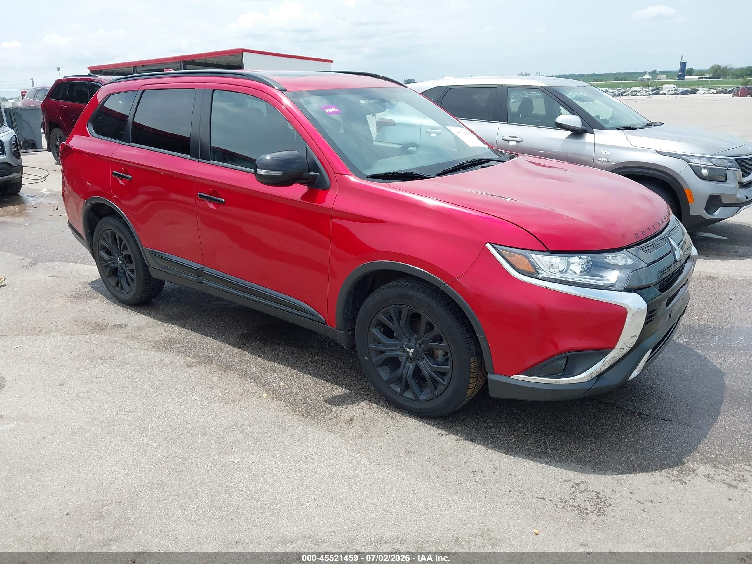 2019 Mitsubishi Outlander ES, VIN JA4AZ3A39KZ025542 — Hail