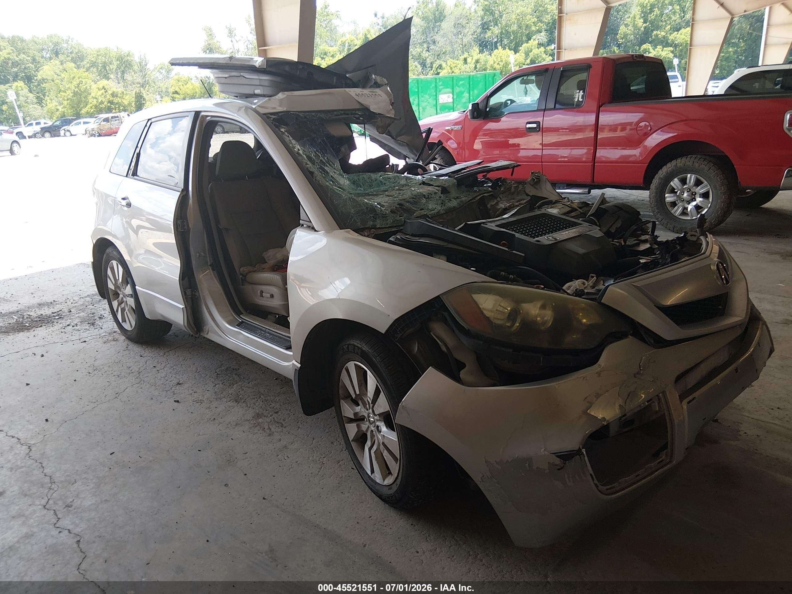2010 Acura RDX Technology, VIN 5J8TB1H50AA004897 — Опрокидывание