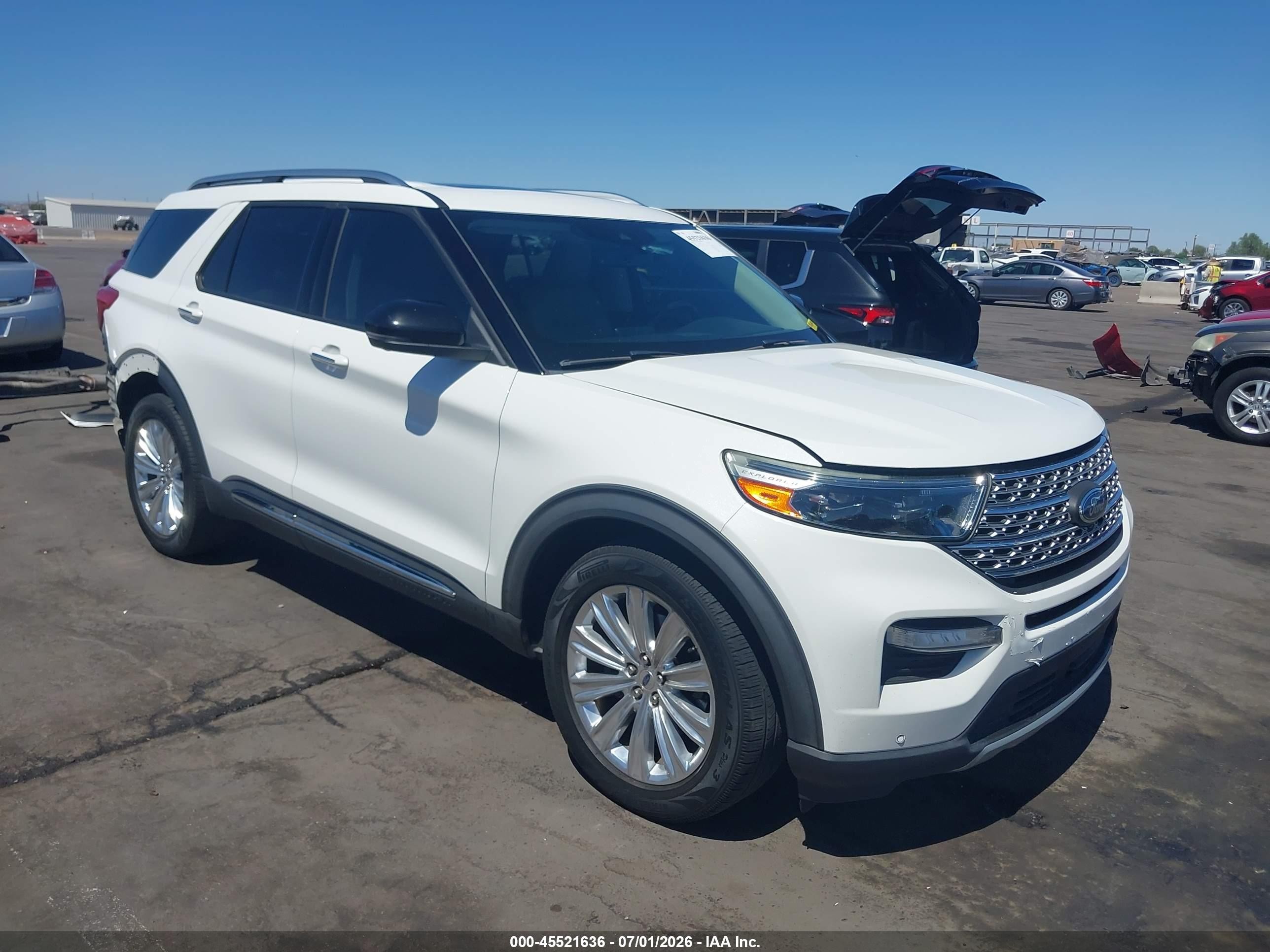 2020 Ford Explorer Limited, VIN 1FMSK7FH6LGA40292 — Rear end