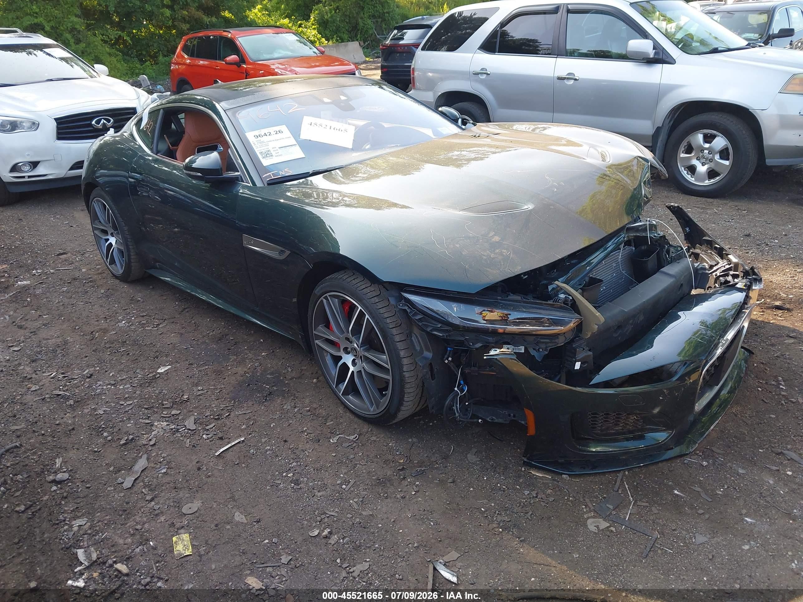 2024 Jaguar F-Type R-Dynamic, VIN SAJDF1EEXRCK86673 — Front end