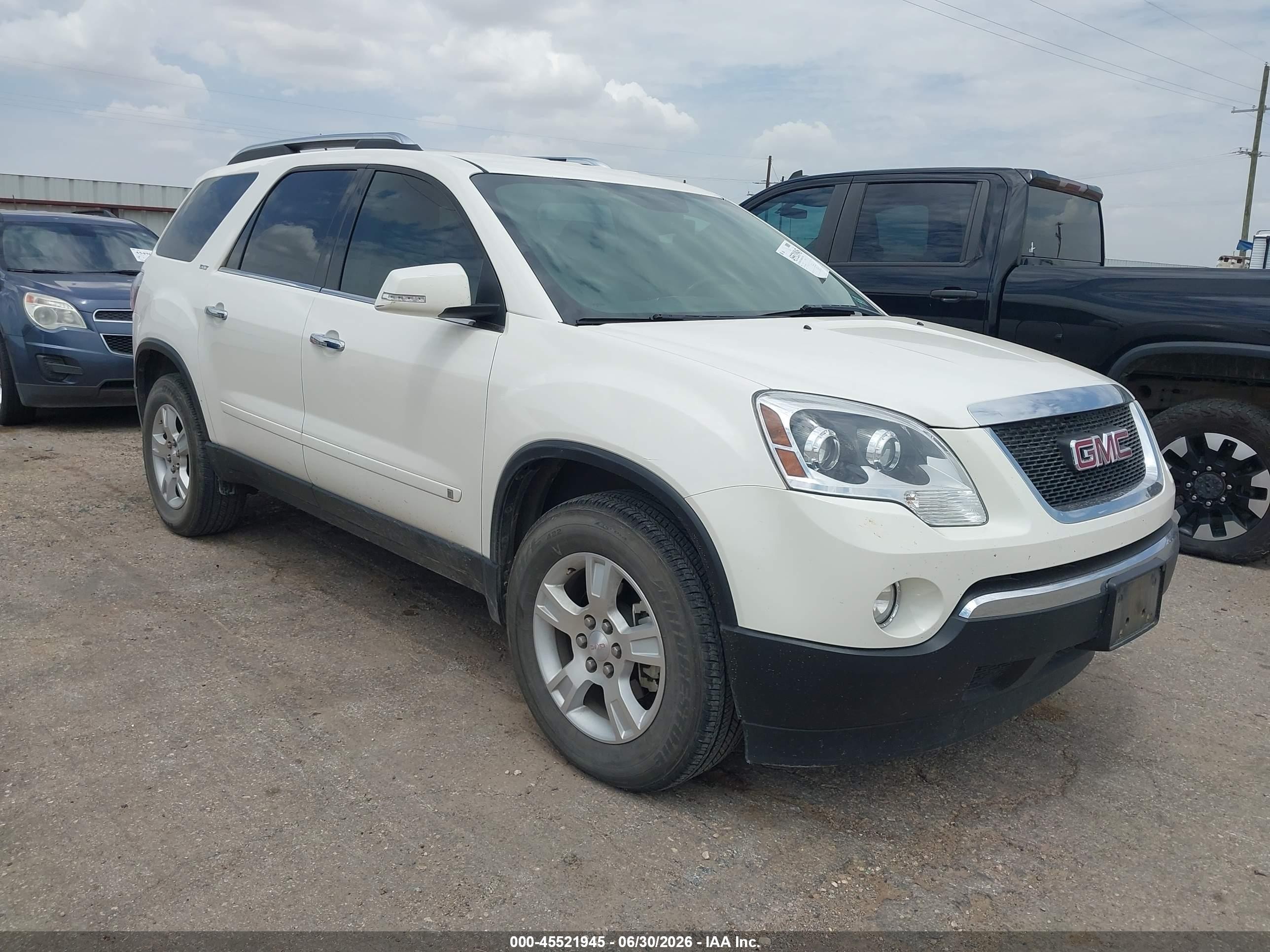 2009 GMC Acadia SLT1, VIN 1GKER23D39J134700 — Обычный износ