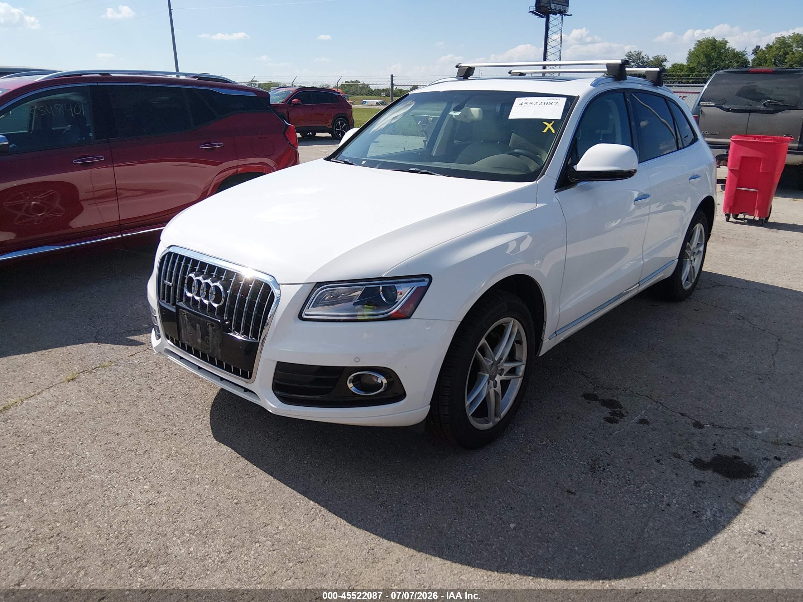 2015 Audi Q5 Premium Plus, VIN WA1LFAFP9FA072334 — Auction photo
