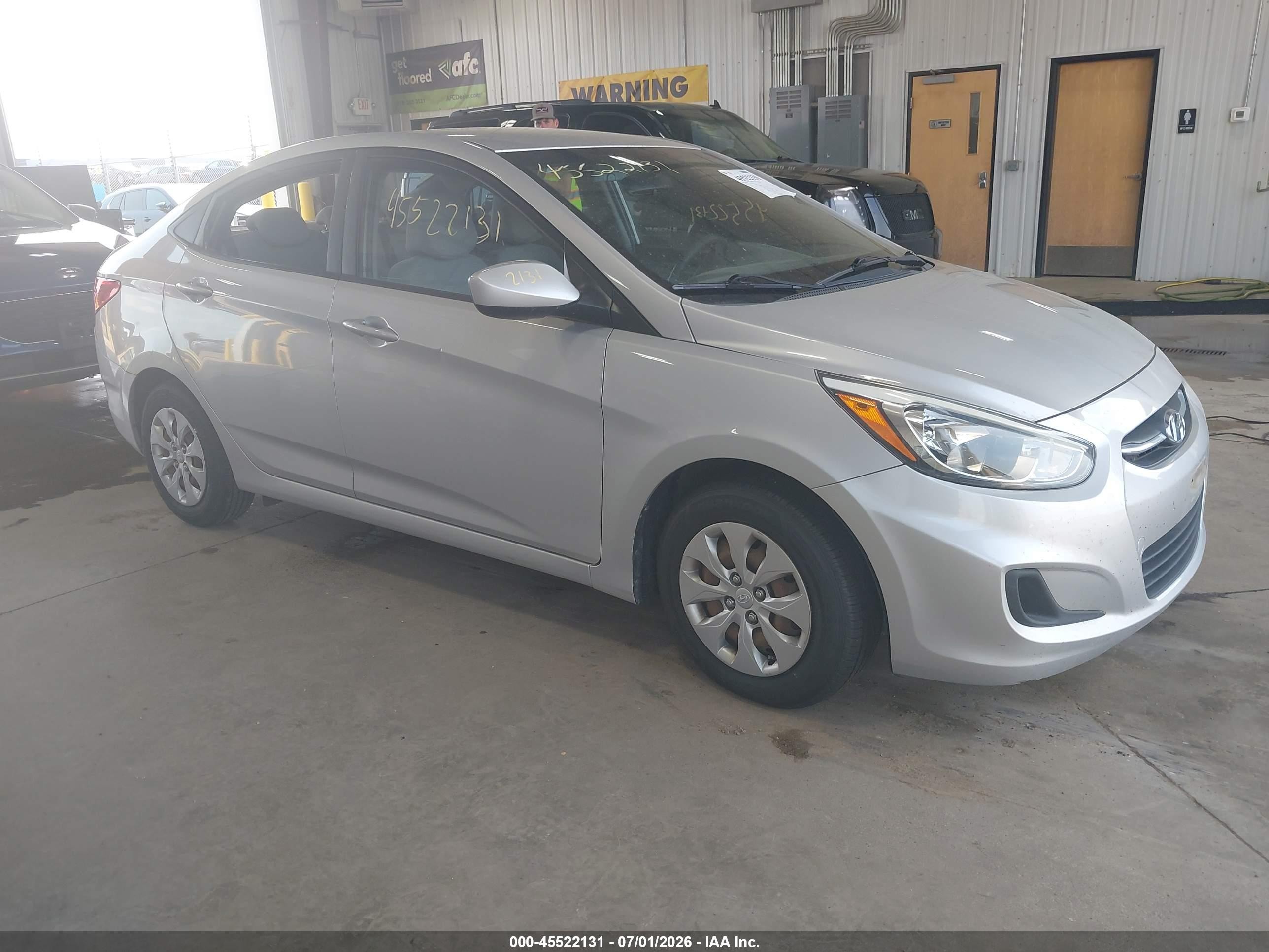 2015 Hyundai Accent GLS, VIN KMHCT4AE2FU819305 — Rear end