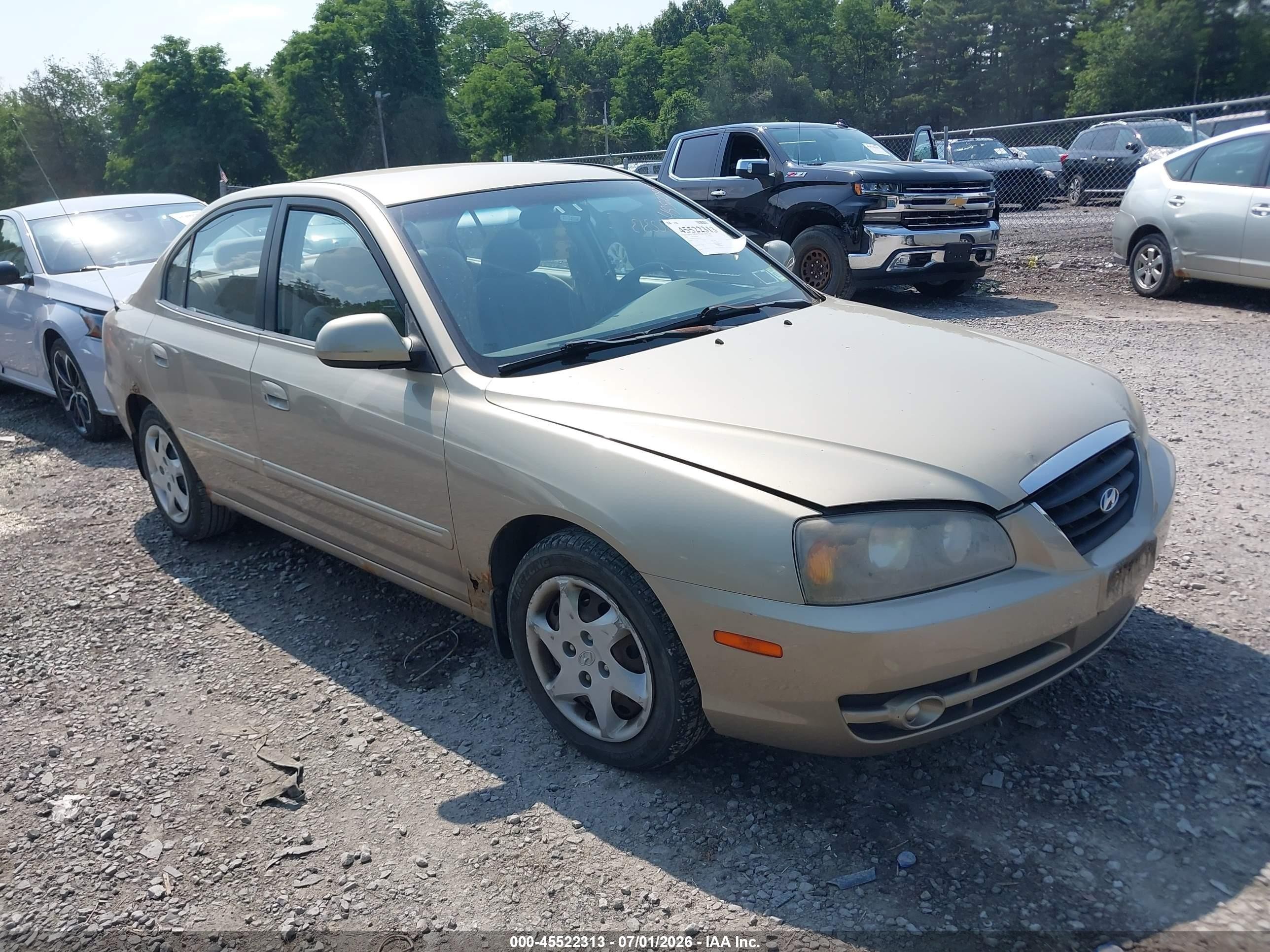 2006 Hyundai Elantra GLS, VIN KMHDN46D86U221119 — Normal wear