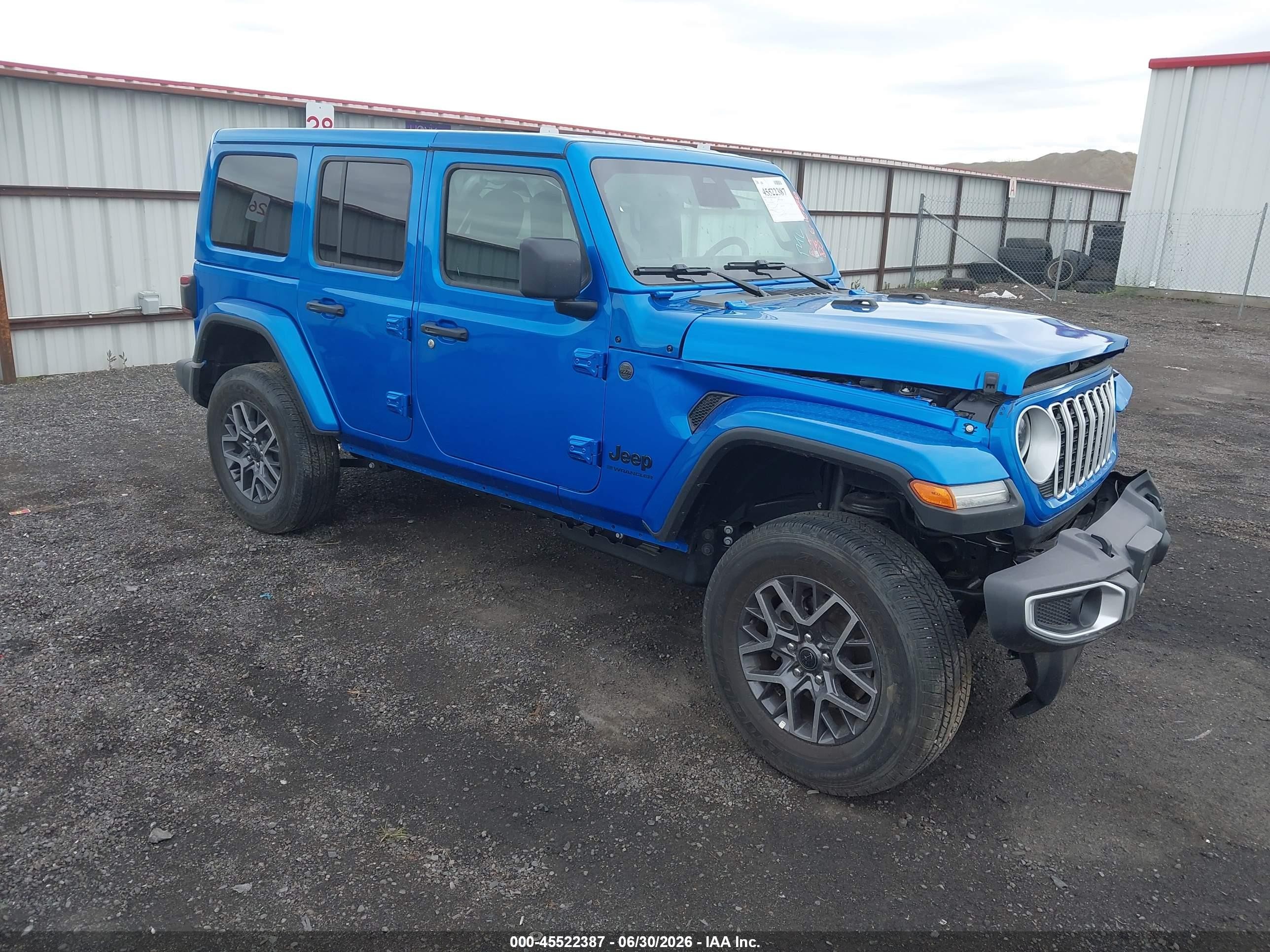 2026 Jeep Wrangler Sahara, VIN 1C4PJXEN4TW269175 — Front end
