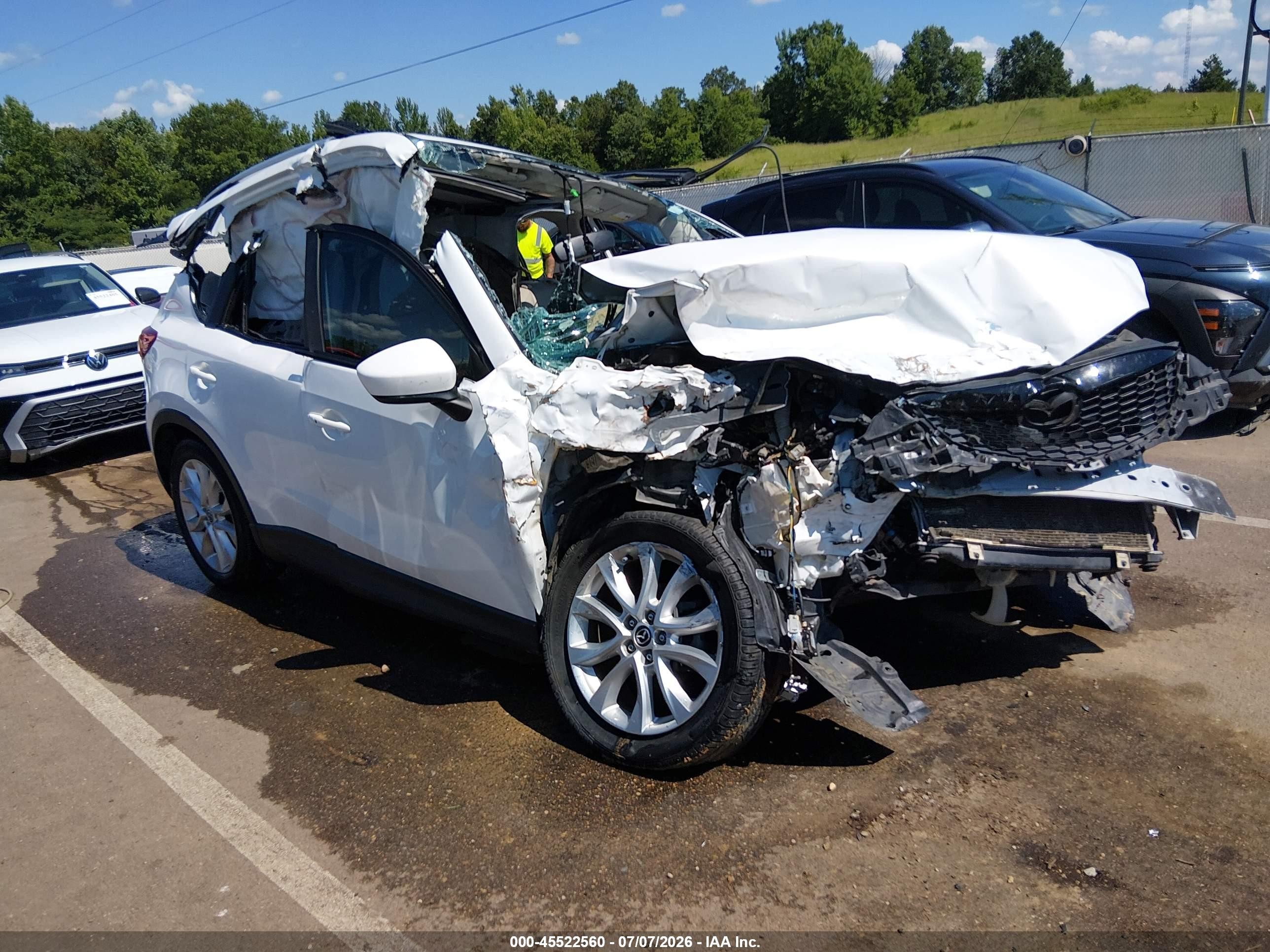 2014 Mazda CX-5 Grand Touring, VIN JM3KE2DY8E0356927 — Rollover