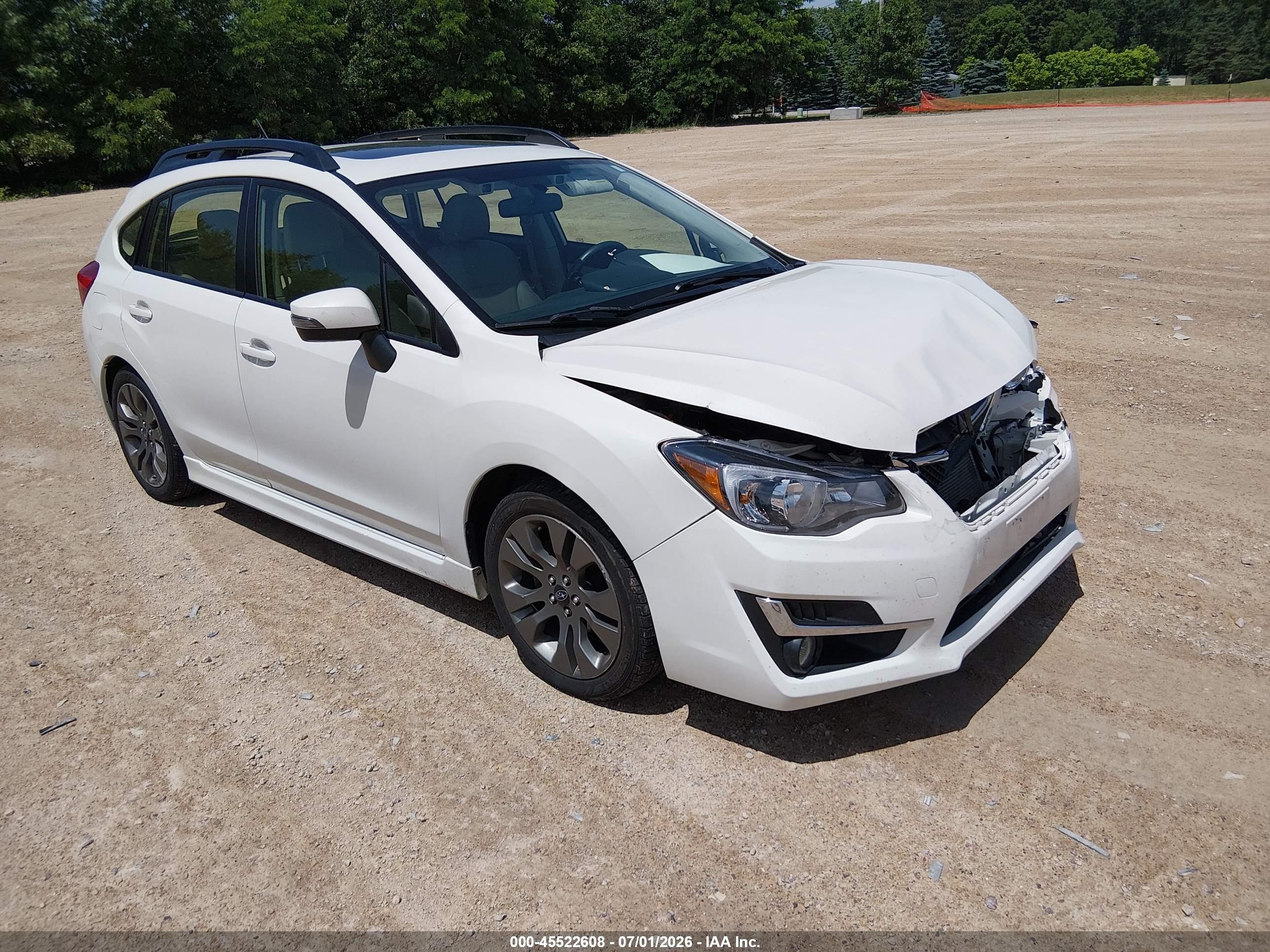 2015 Subaru Impreza Special Sports Limited, VIN JF1GPAZ66F8204910 — Front end