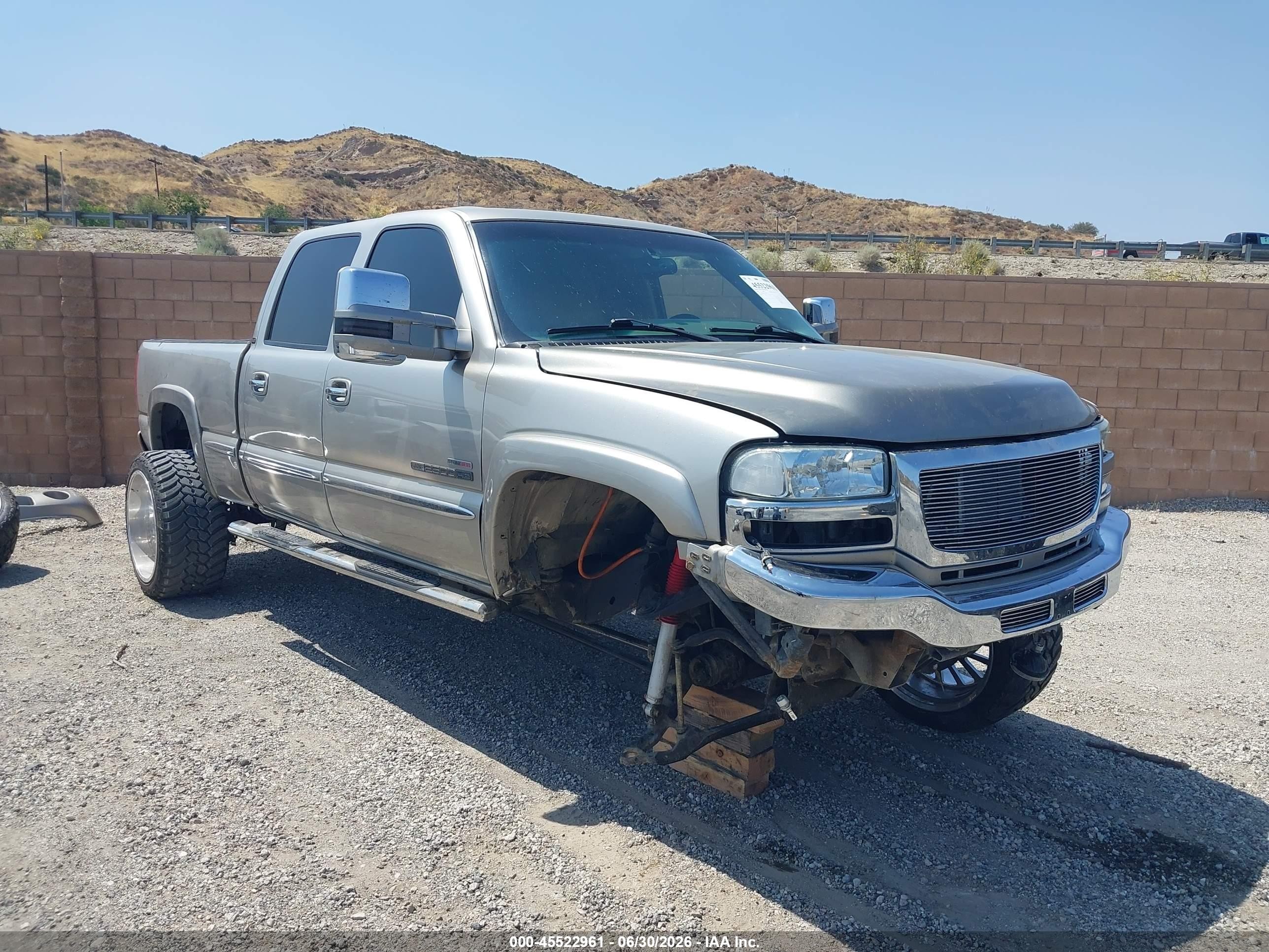 2002 GMC Sierra 2500HD SLE, VIN 1GTHK23172F141483 — Theft recovery
