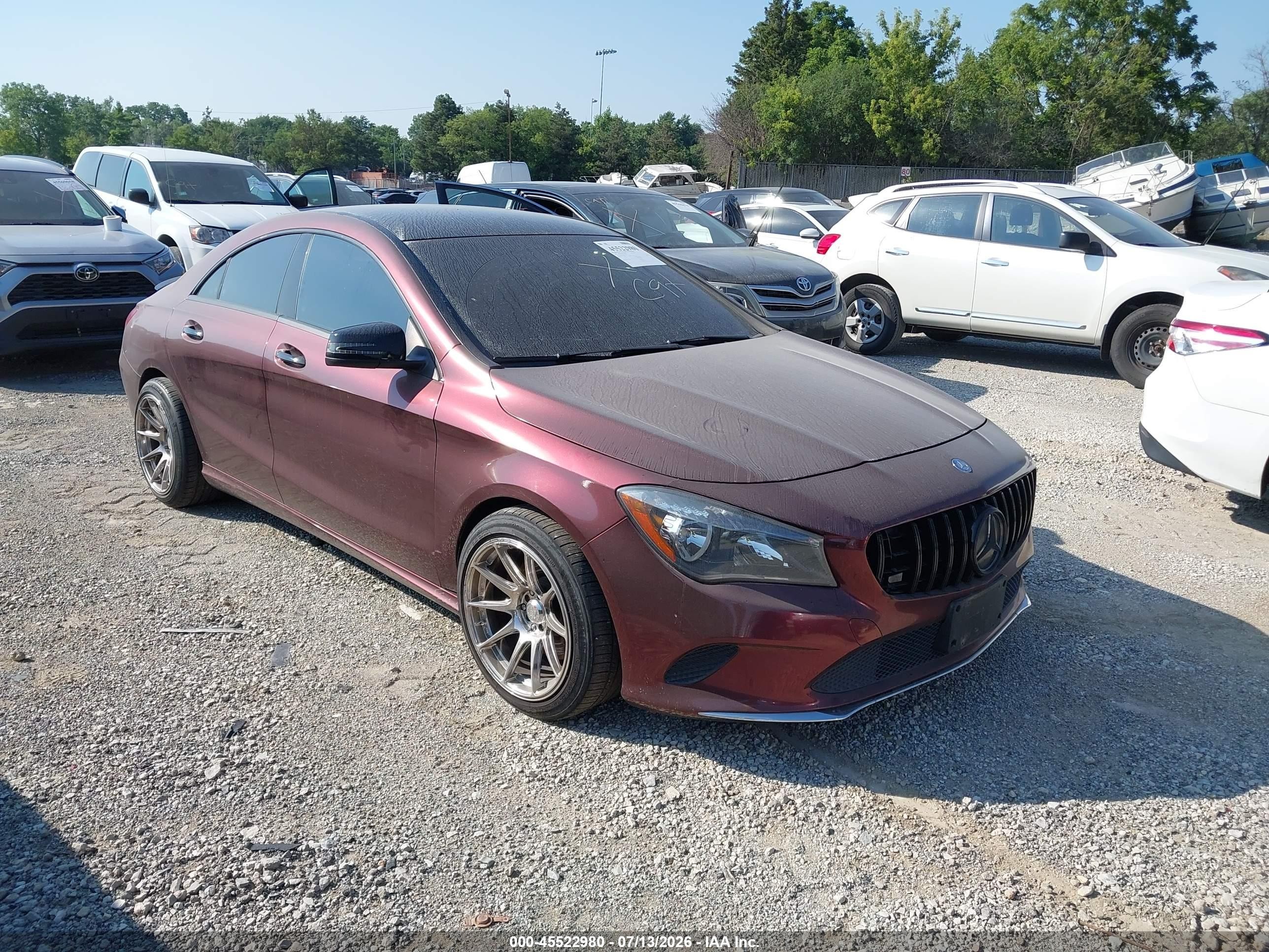 2017 Mercedes-Benz CLA 250, VIN WDDSJ4GB3HN407612 — Water / flood