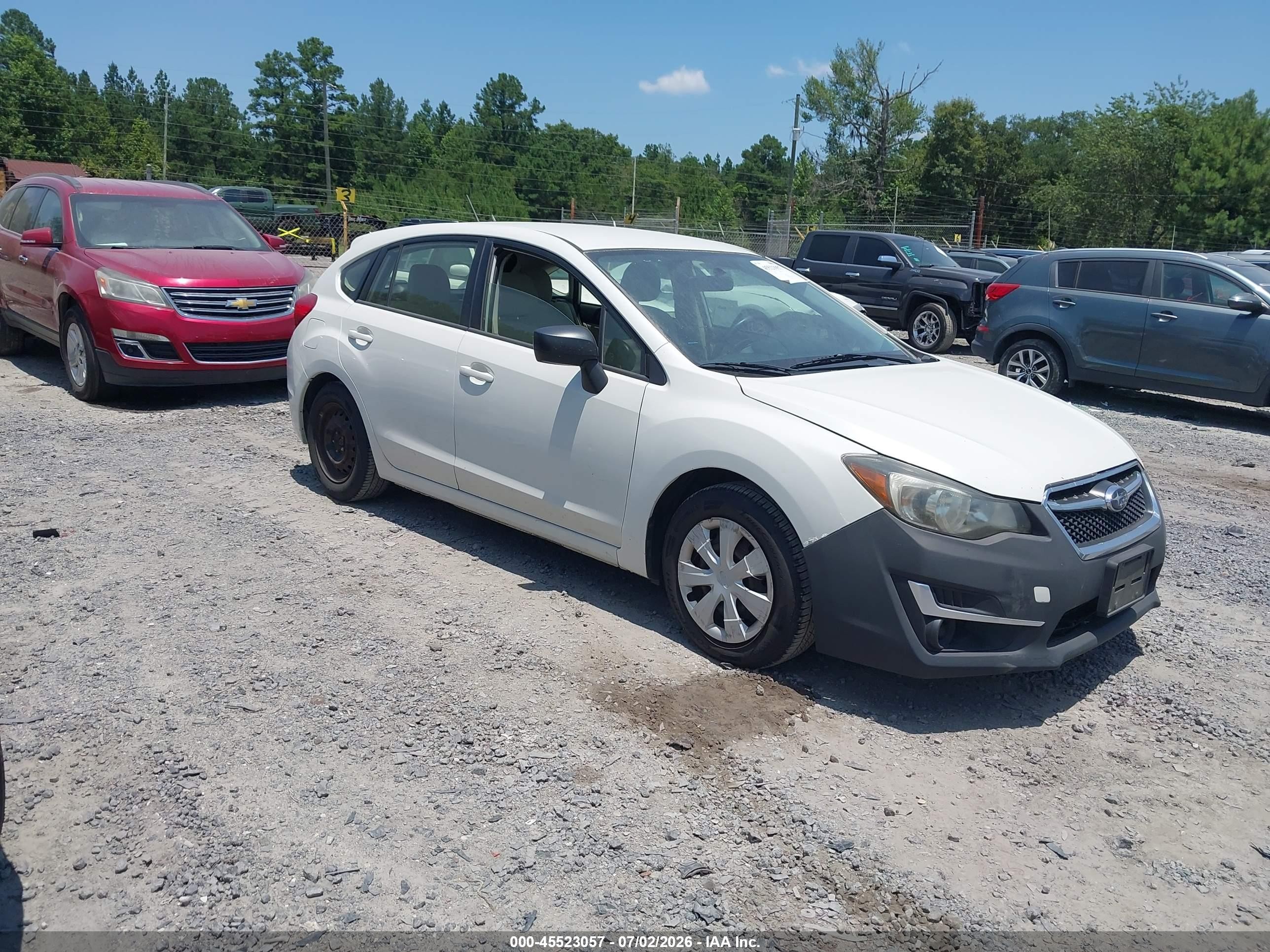 2015 Subaru Impreza 2.0i, VIN JF1GPAA68FH325627 — Normal wear