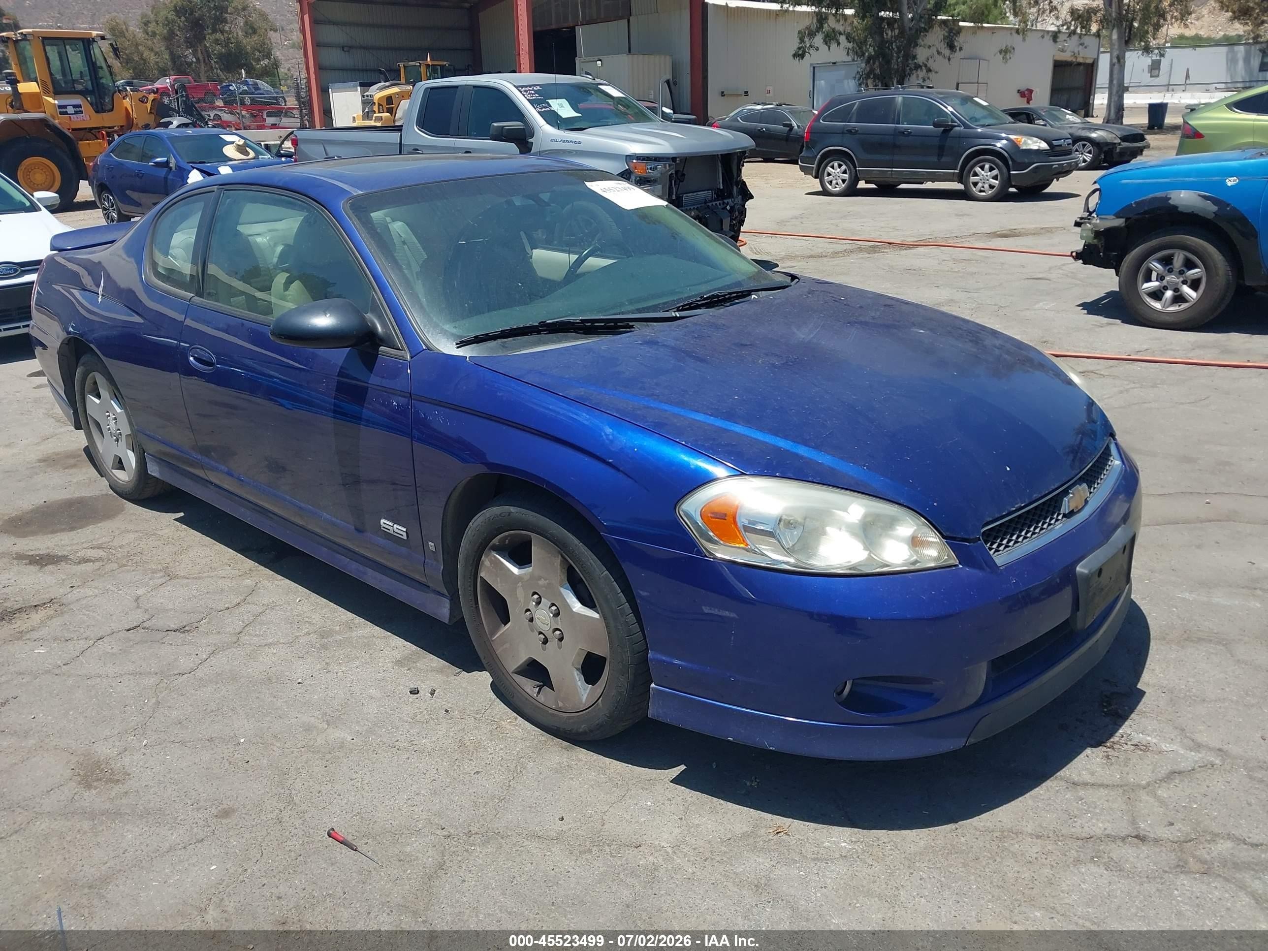 2006 Chevrolet Monte Carlo SS, VIN 2G1WL16C869359726 — Normal wear