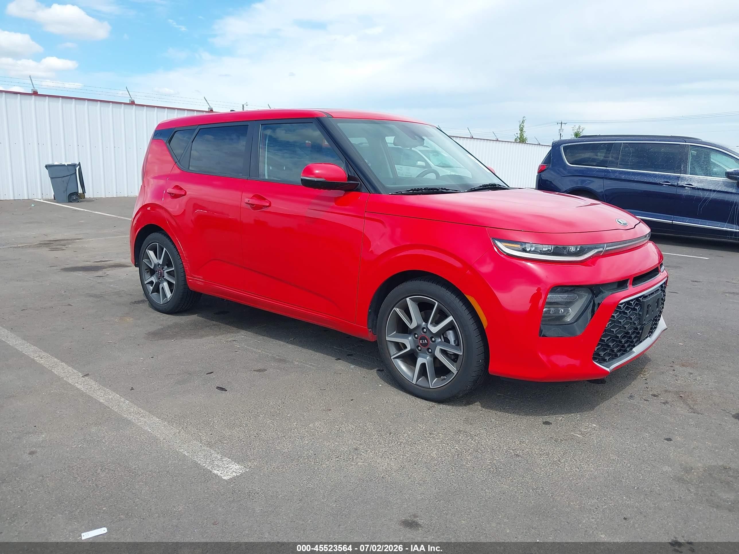 2020 Kia Soul GT-Line Turbo, VIN KNDJ53AF0L7031870 — Rear end