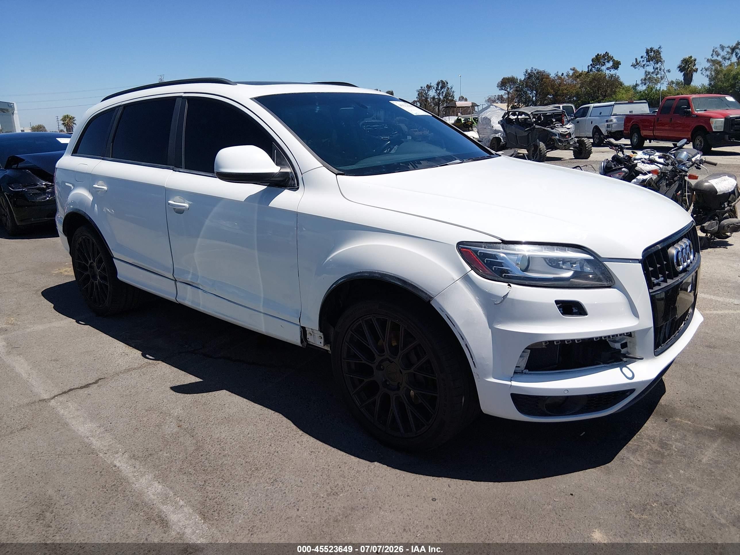 2014 Audi Q7 S line Prestige, VIN WA1DGAFE3ED005628 — Обычный износ