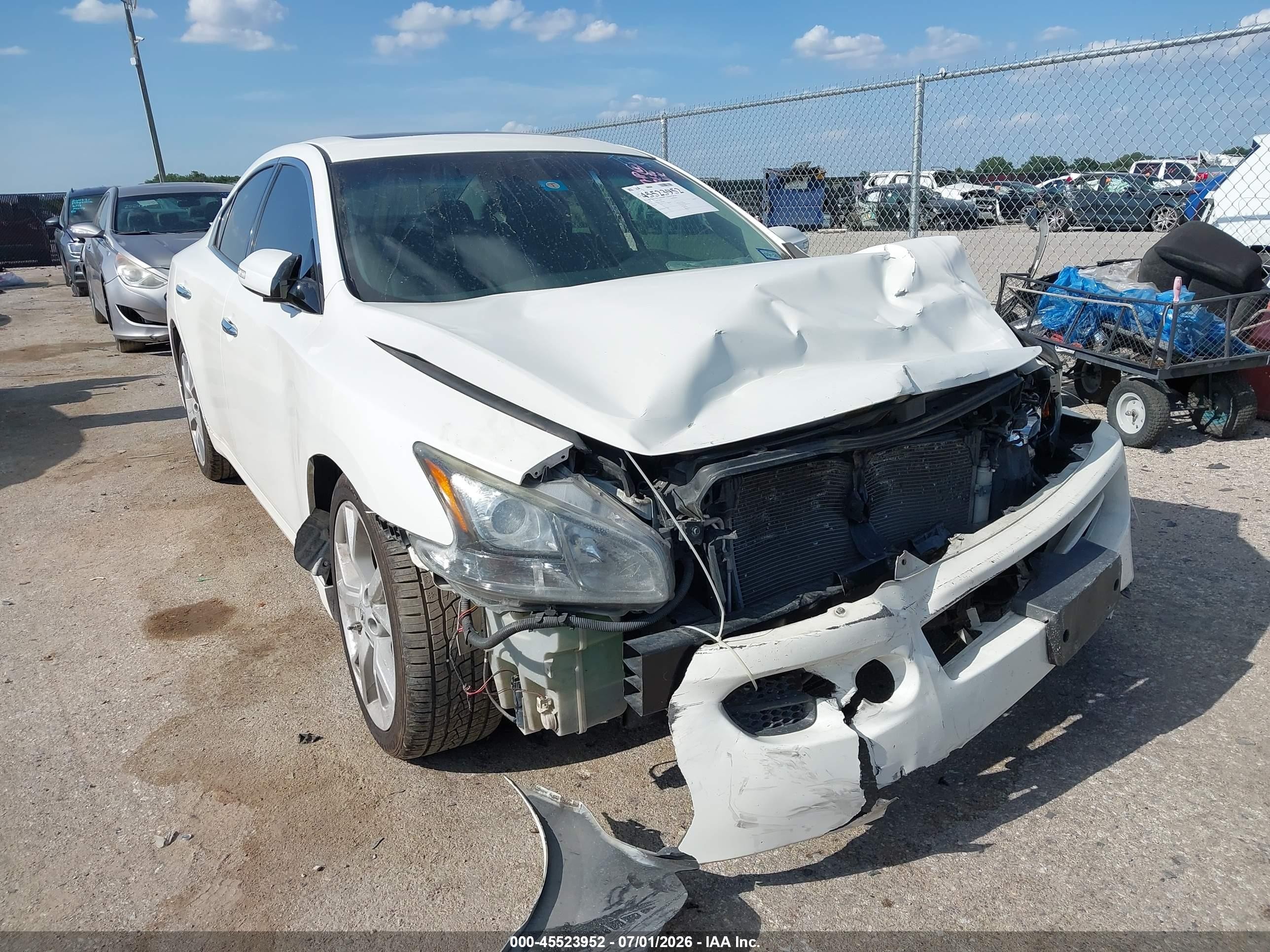 2012 Nissan Maxima SV, VIN 1N4AA5AP4CC848675 — По всему кузову
