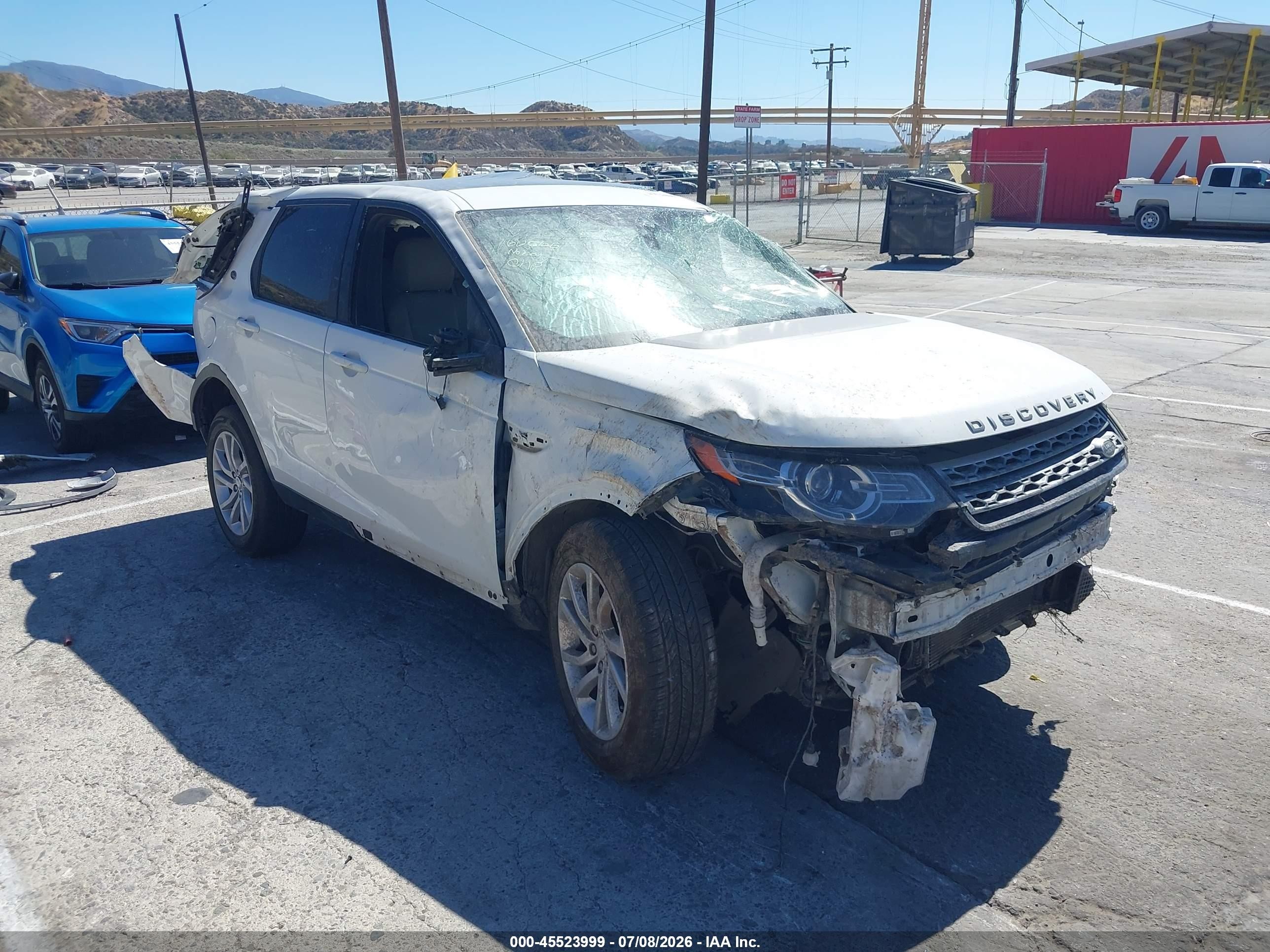 2016 Land Rover Discovery Sport HSE, VIN SALCR2BG5GH545446 — Rollover